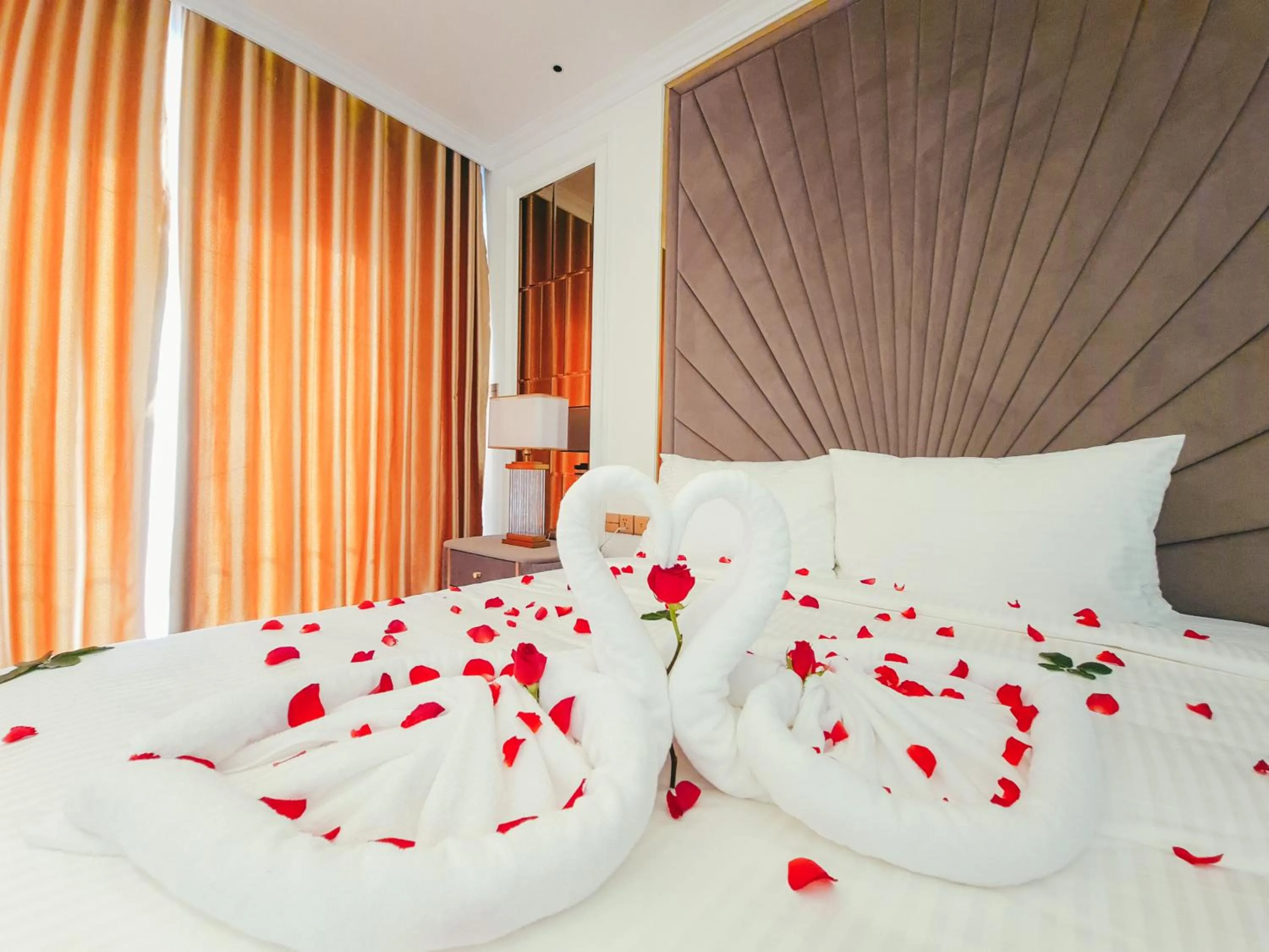 Bed in Phúc Thắng Hotel