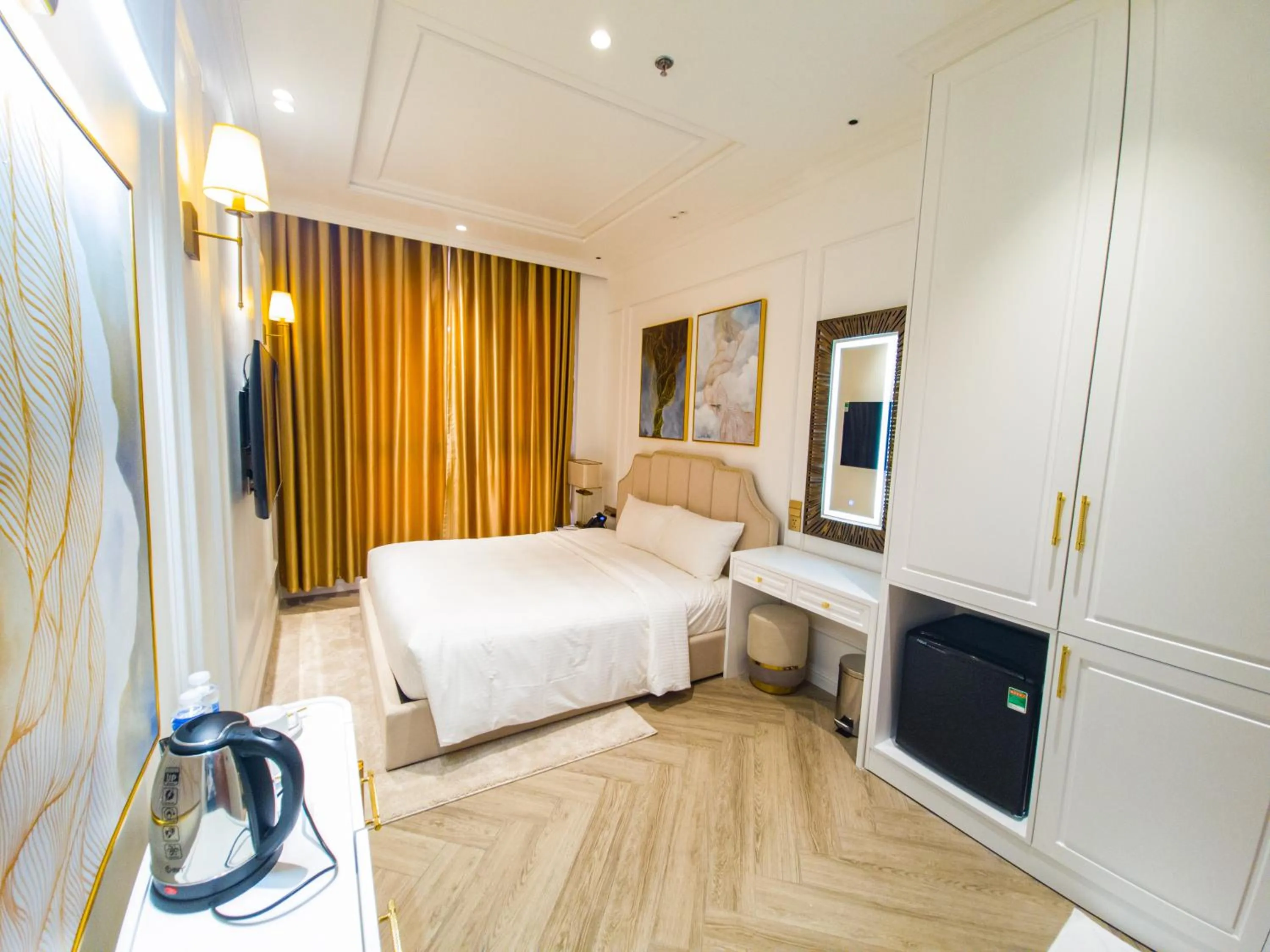 Bed in Phúc Thắng Hotel