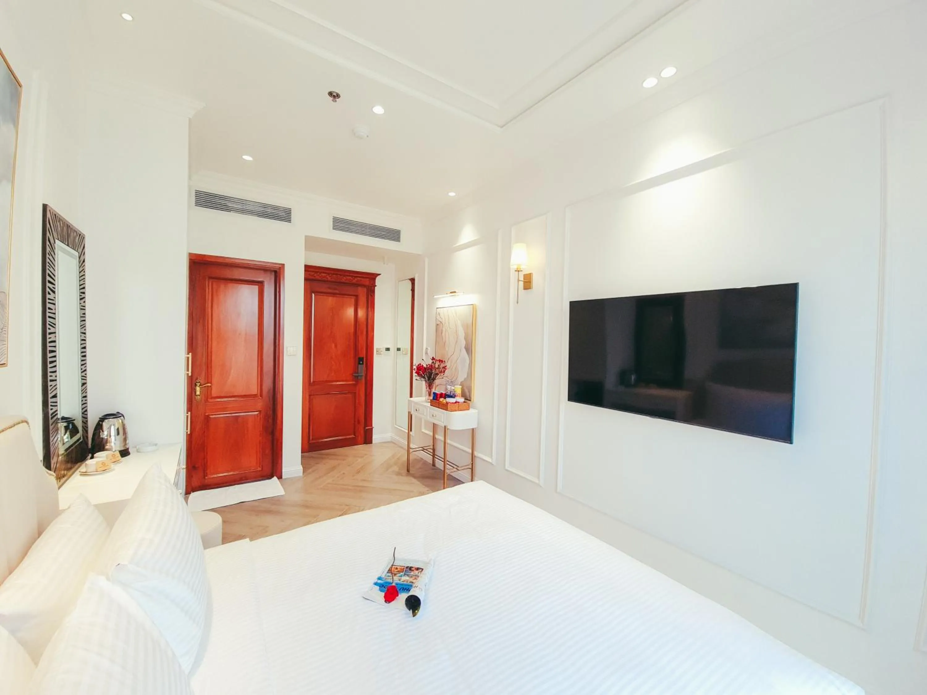 Bed in Phúc Thắng Hotel