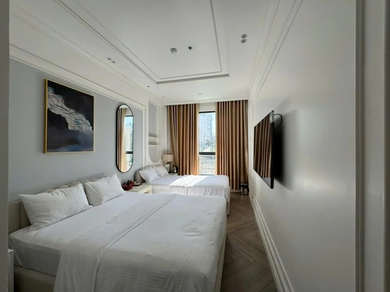 Bed in Phúc Thắng Hotel