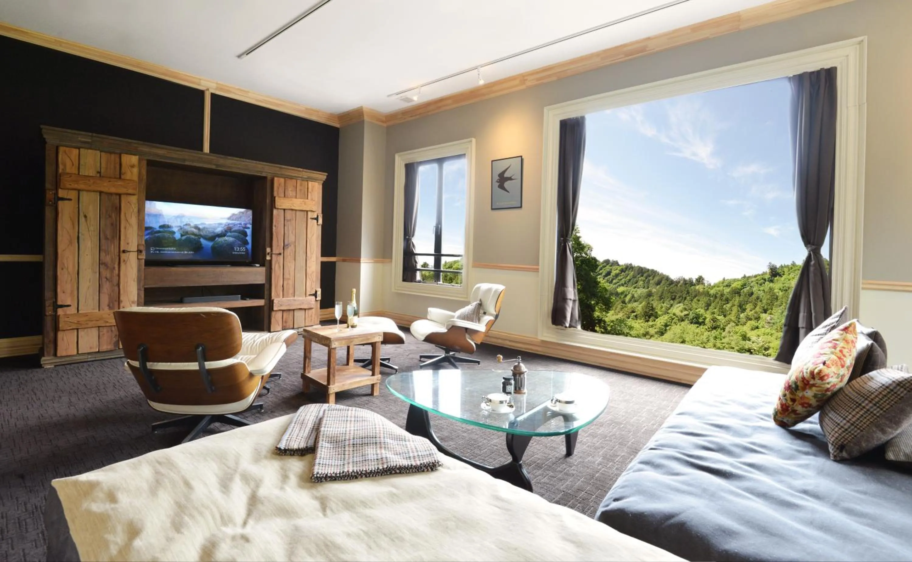 Natural landscape, Bed in Shelter Garden Nikko