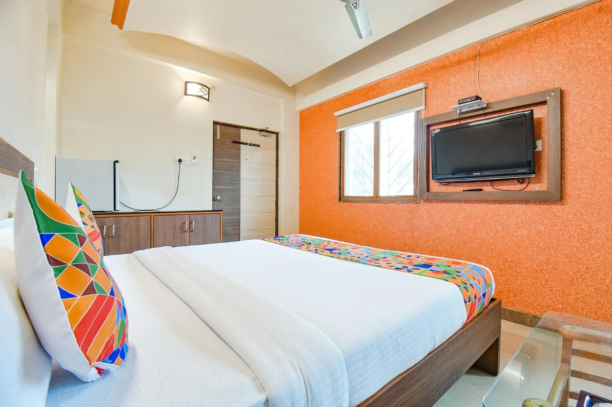 Bed in FabHotel Shreeyash Residency - Nr Spine City Mall