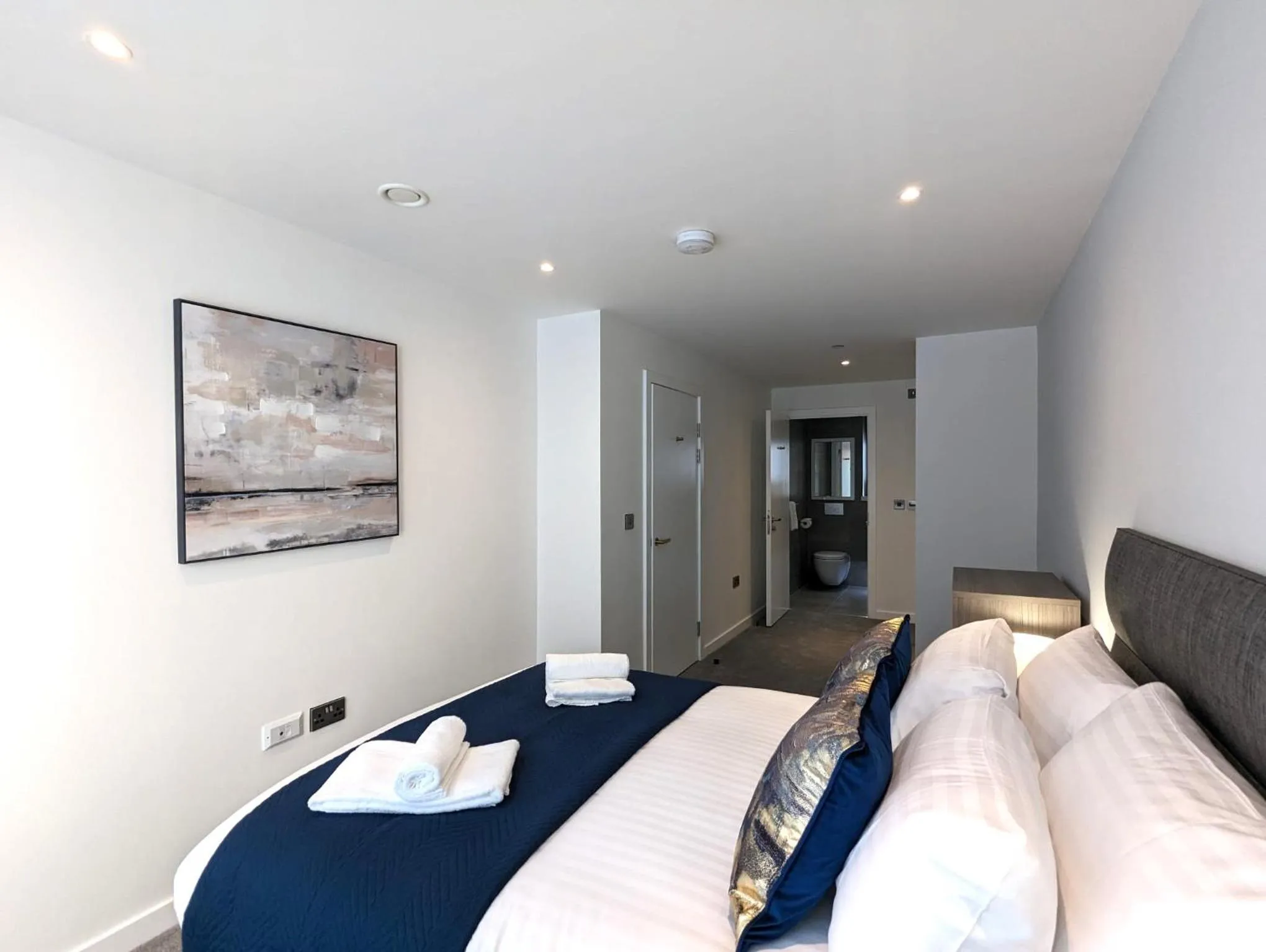 Bedroom in Charles Hope Manchester Townhouses