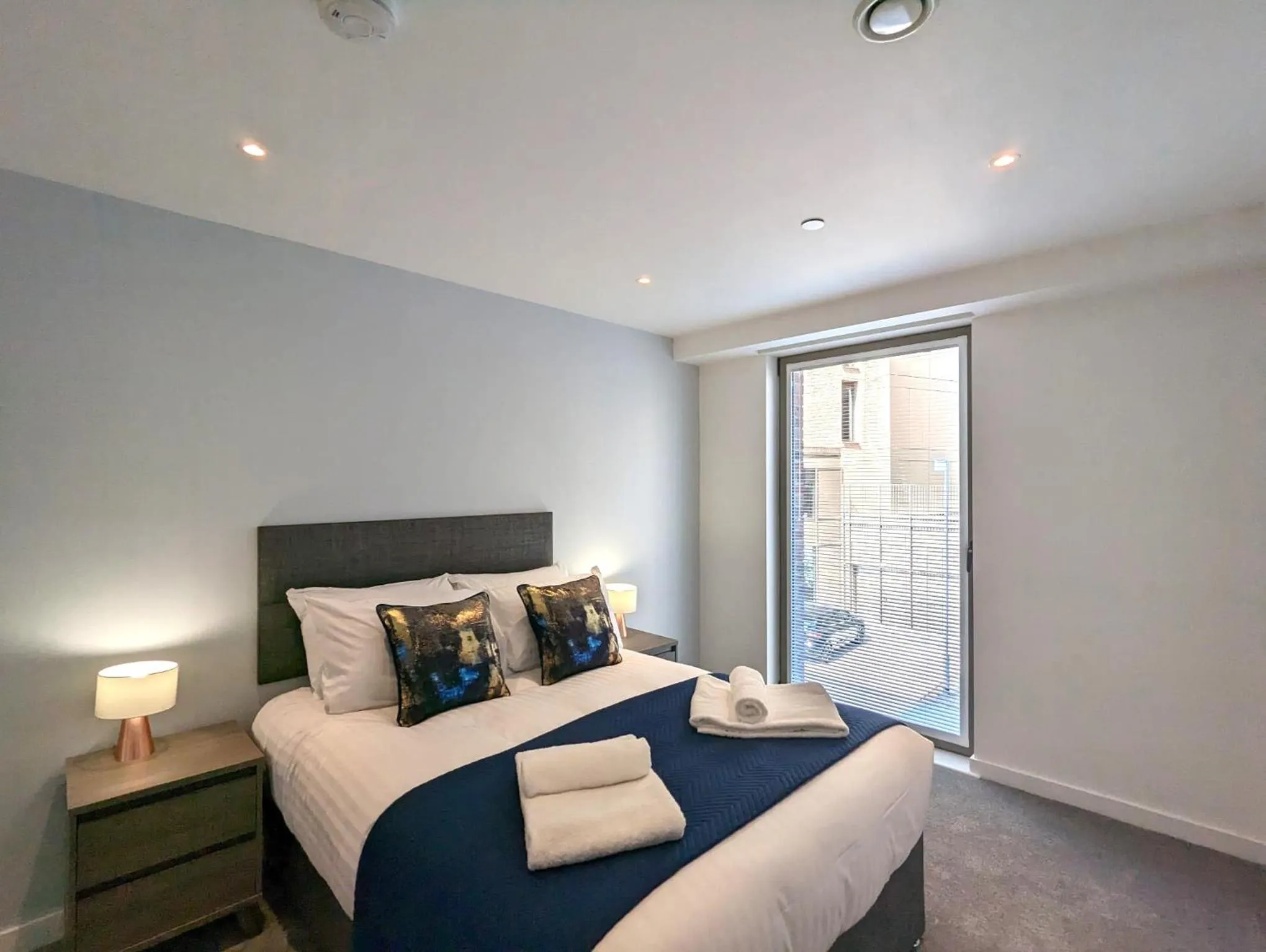 Bedroom in Charles Hope Manchester Townhouses