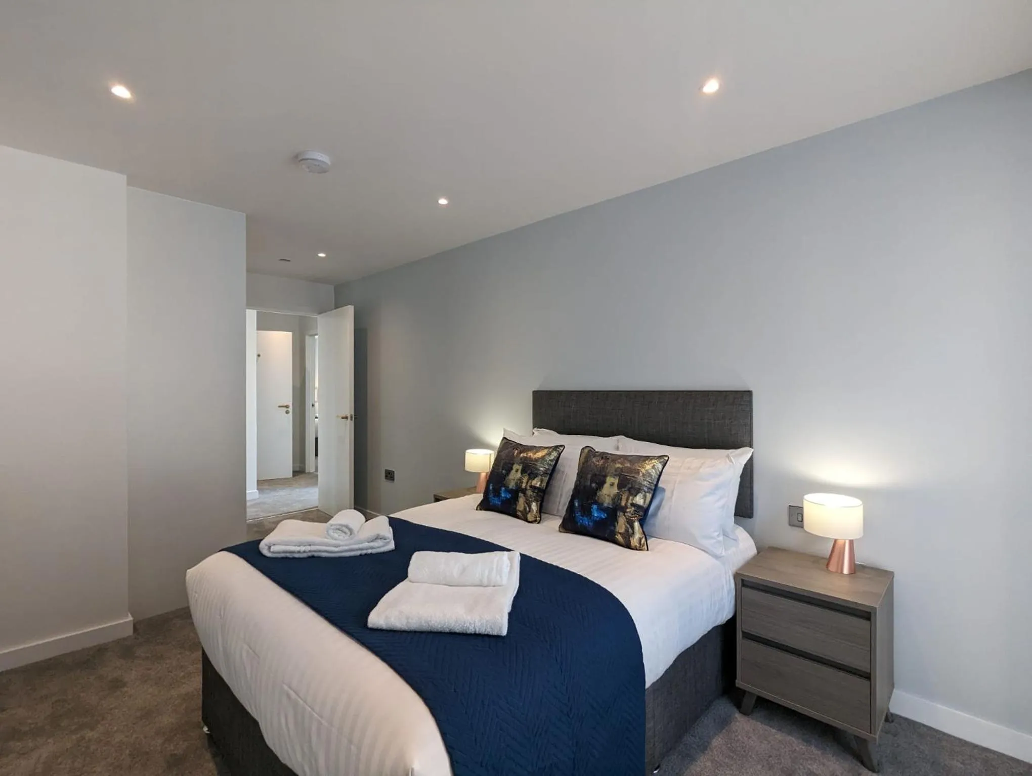 Bedroom in Charles Hope Manchester Townhouses