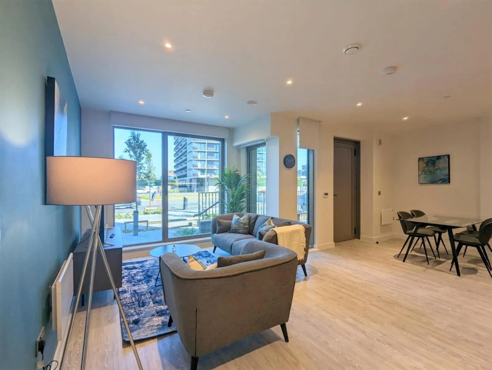Living room in Charles Hope Manchester Townhouses