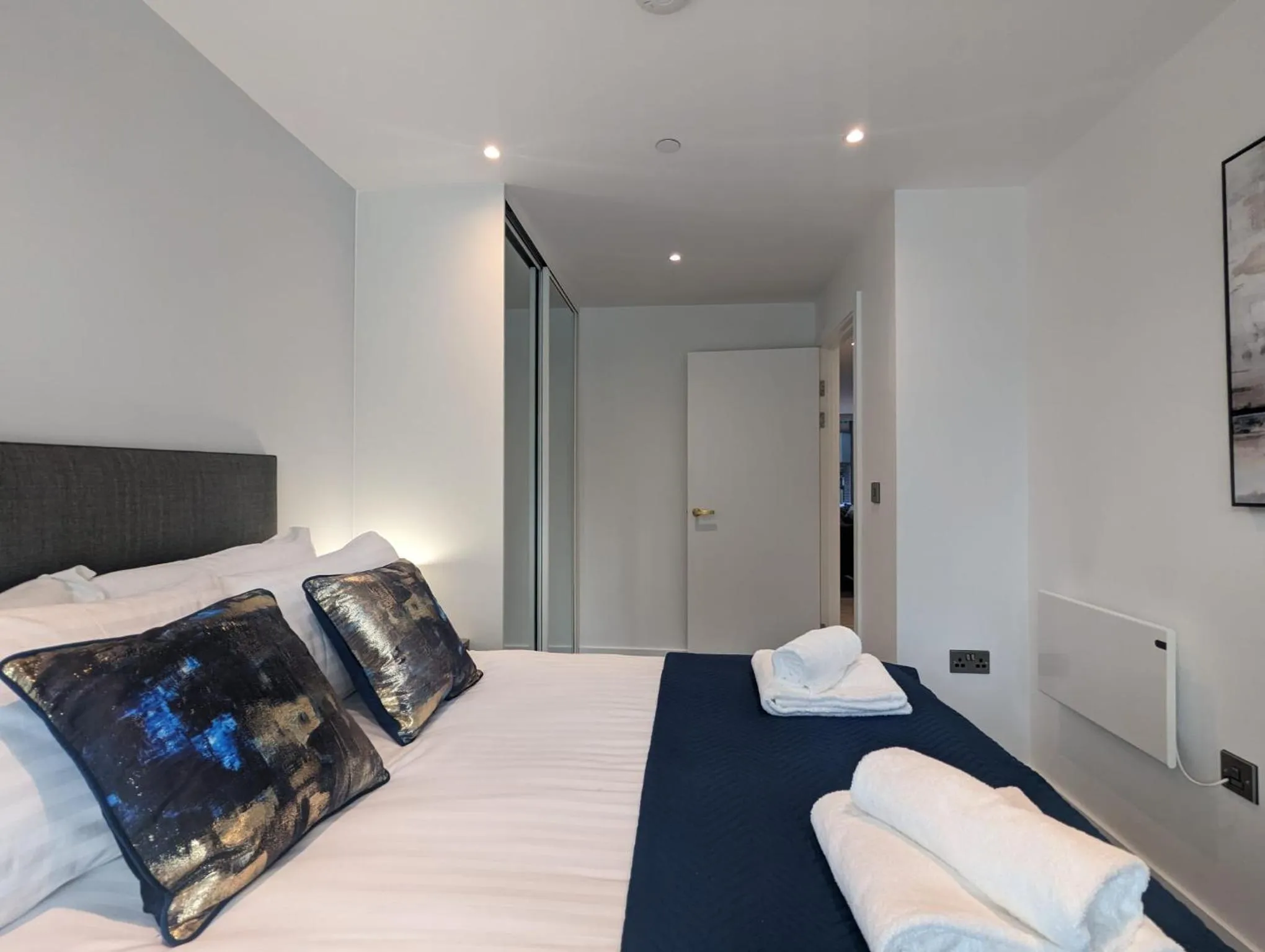 Bedroom in Charles Hope Manchester Townhouses