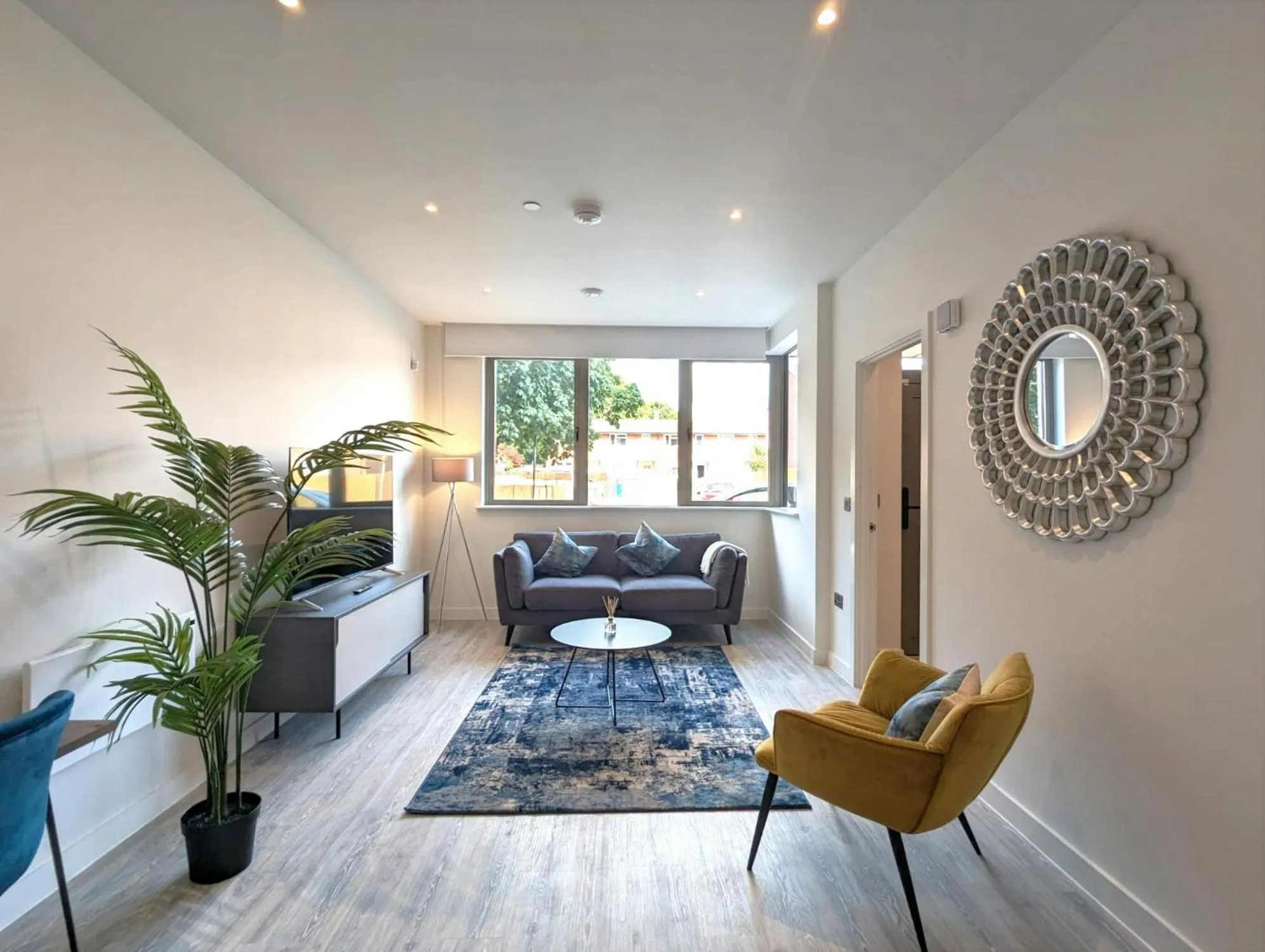 Living room in Charles Hope Manchester Townhouses