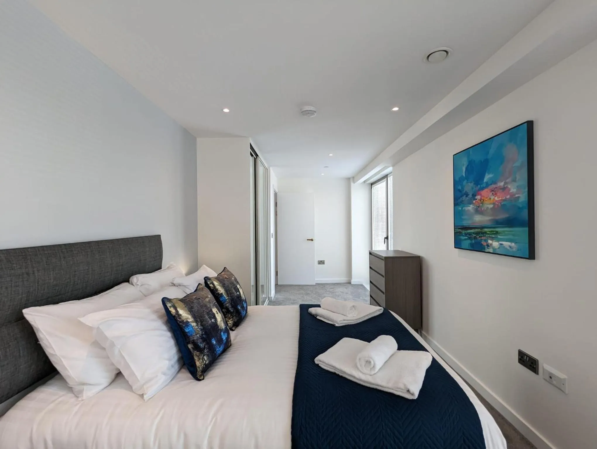 Bedroom in Charles Hope Manchester Townhouses