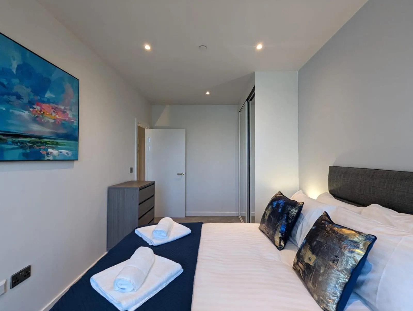 Bedroom in Charles Hope Manchester Townhouses