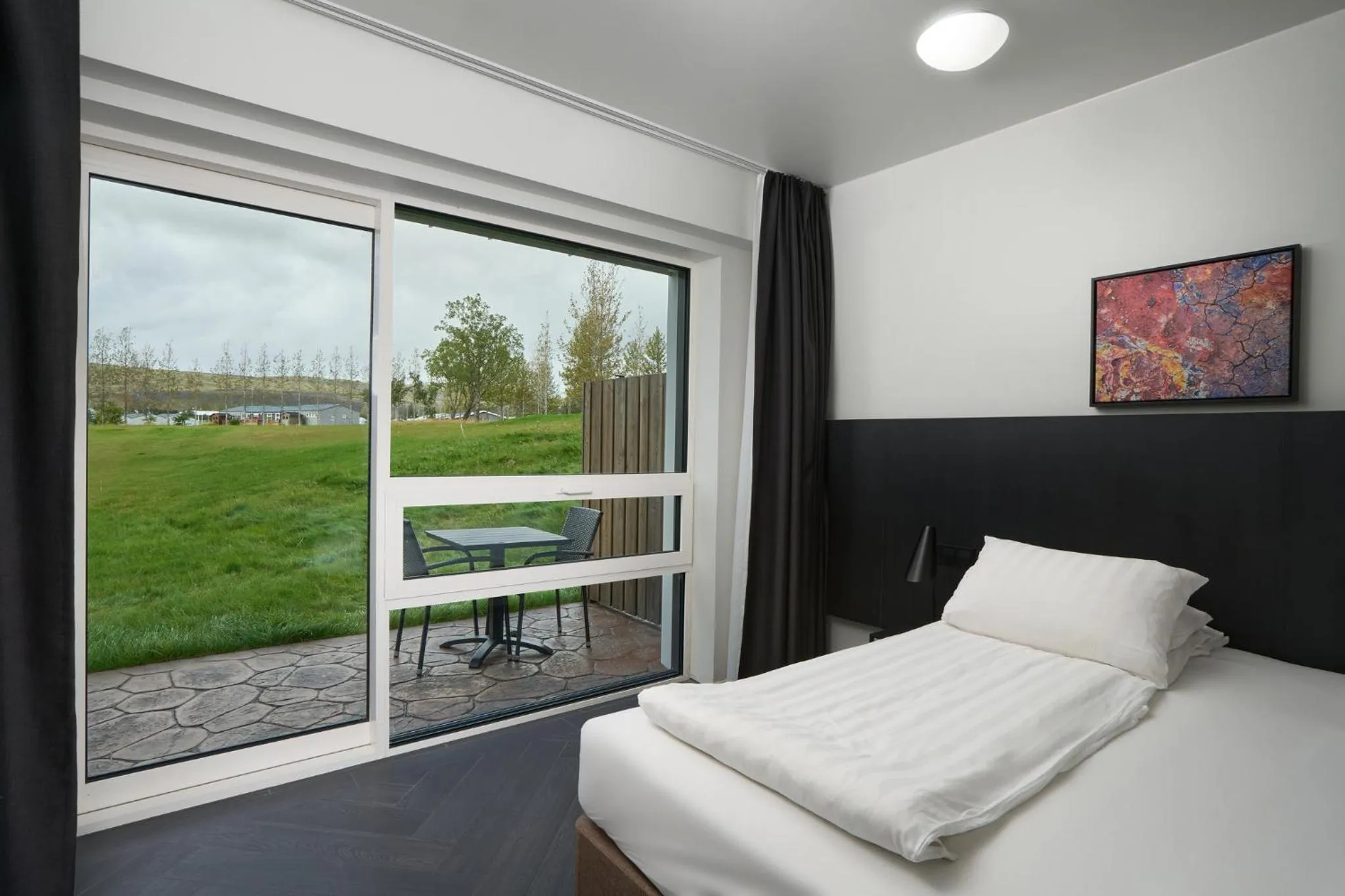 Property building, Bed in Hotel Örk