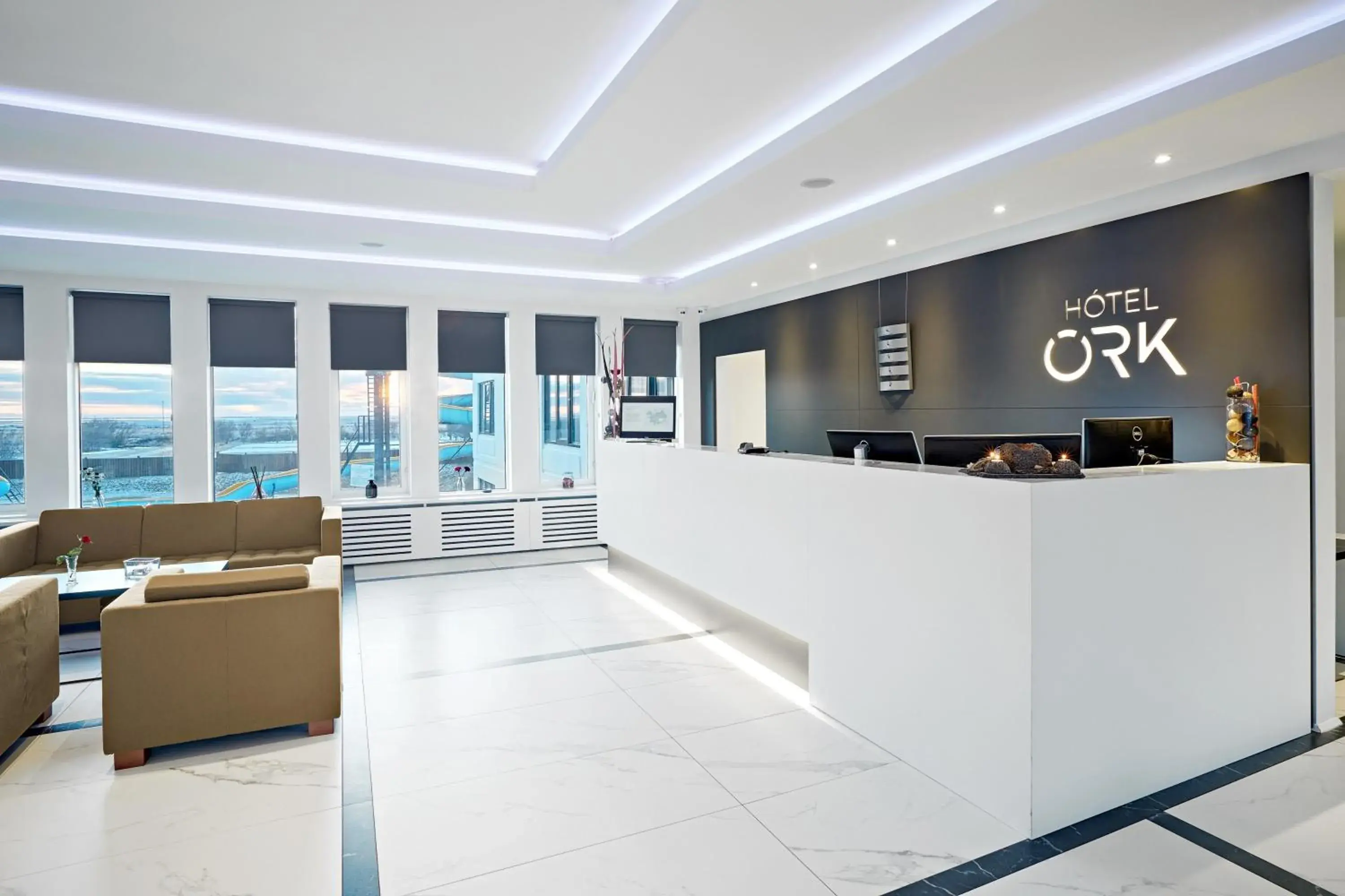 Lobby or reception in Hotel Örk Lobby or reception in Hotel Örk