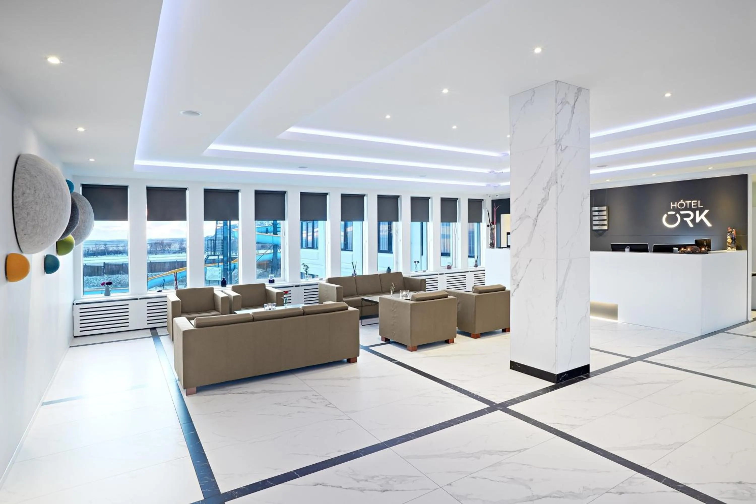 Lobby or reception in Hotel Örk
