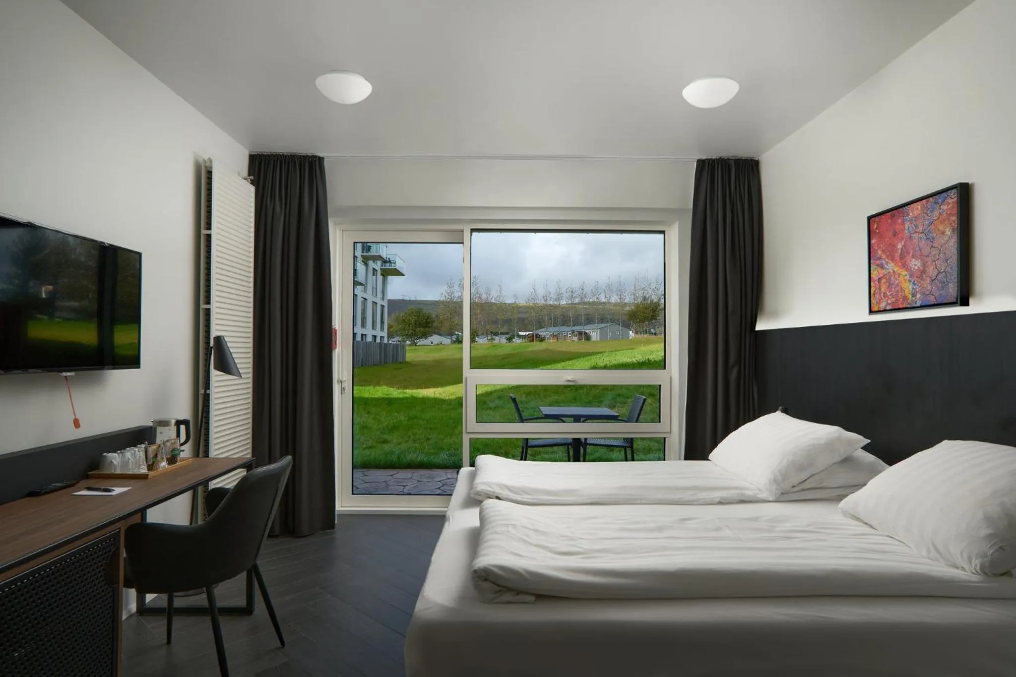 Property building, Bed in Hotel Örk