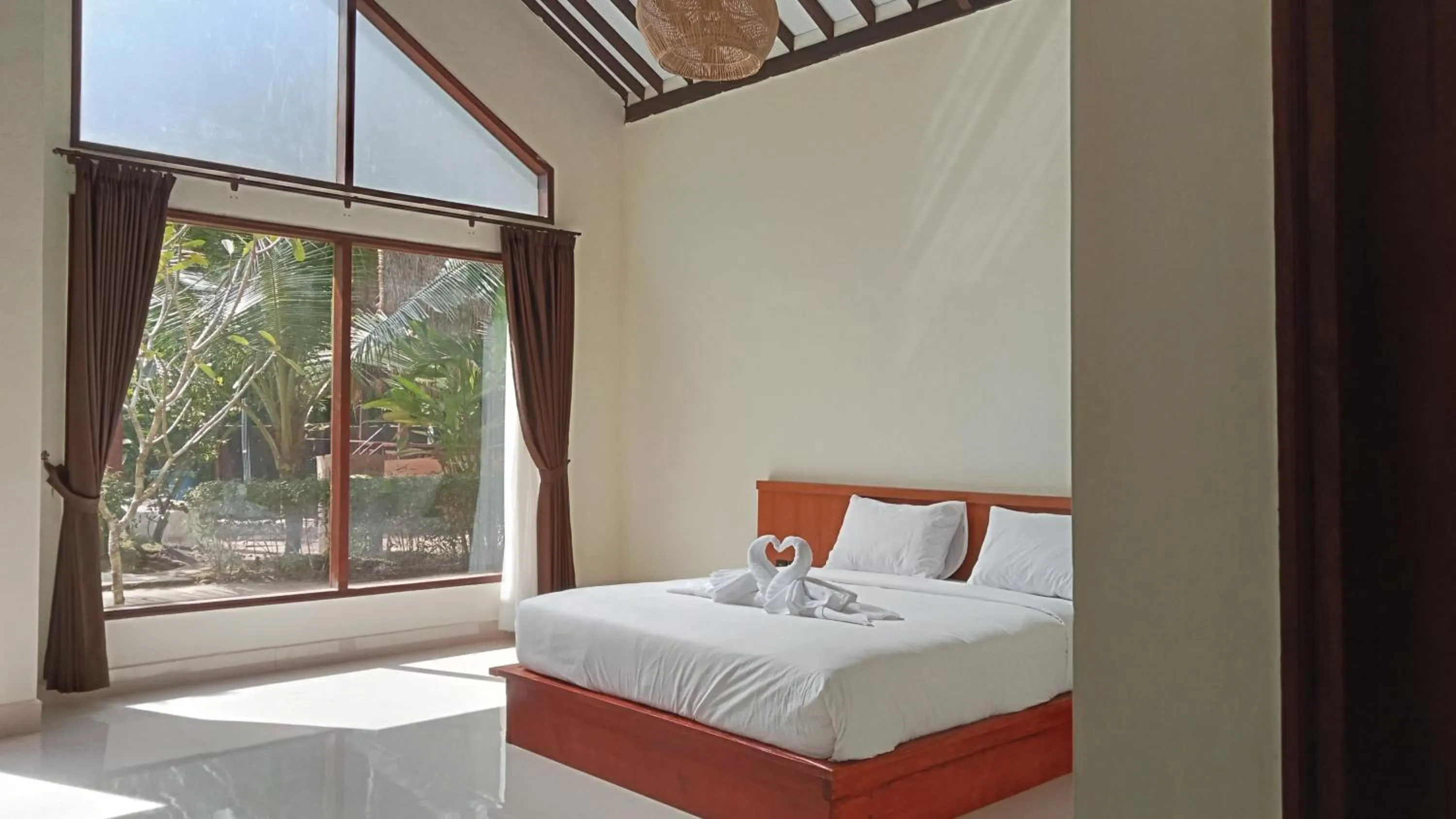 Bed in RaCottage Mandalika