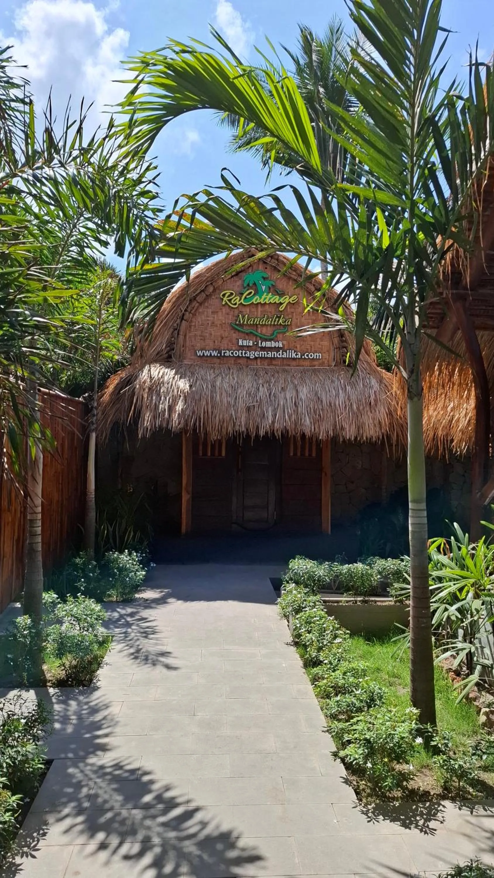 Natural landscape in RaCottage Mandalika