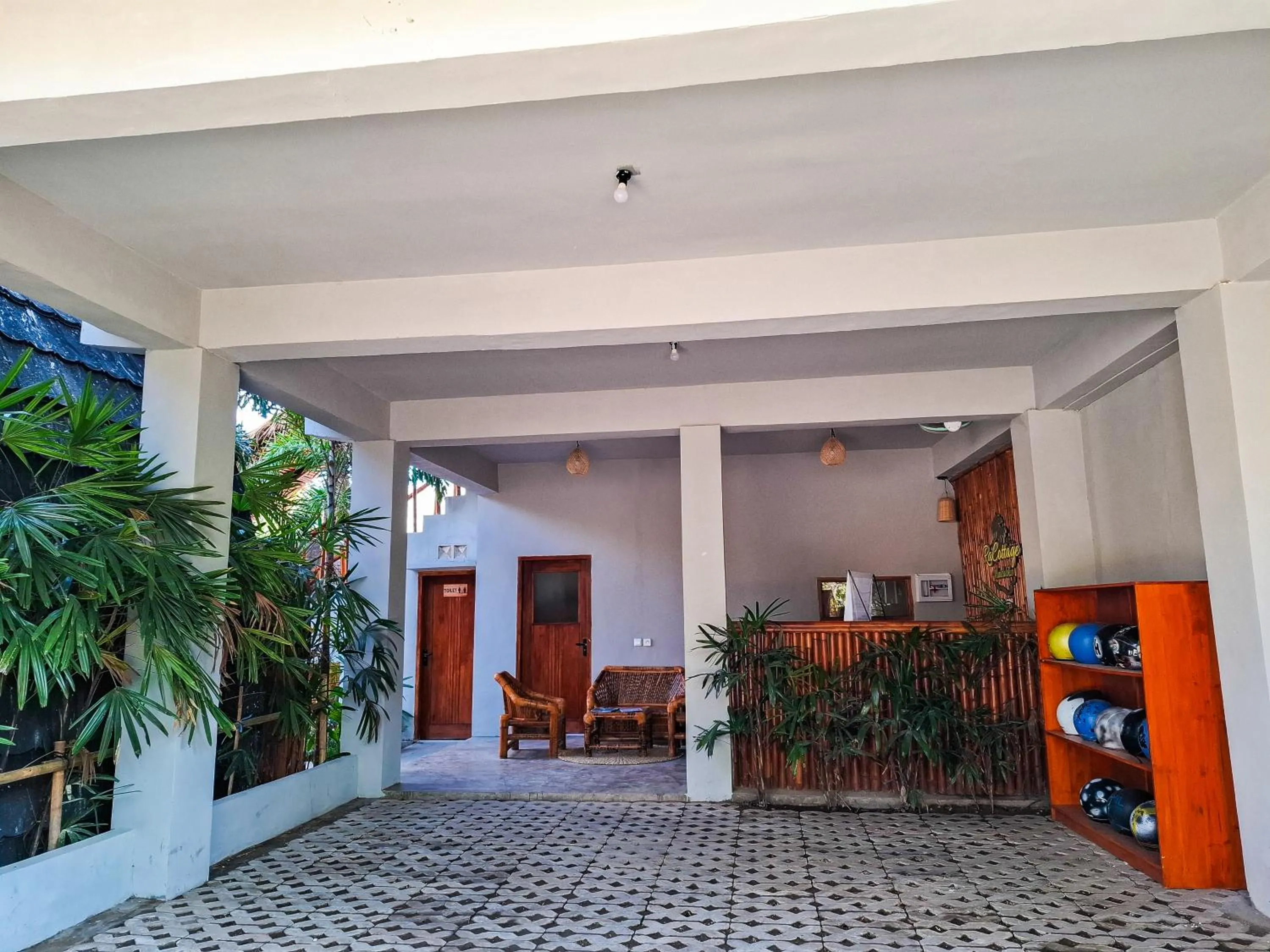 Lobby or reception in RaCottage Mandalika