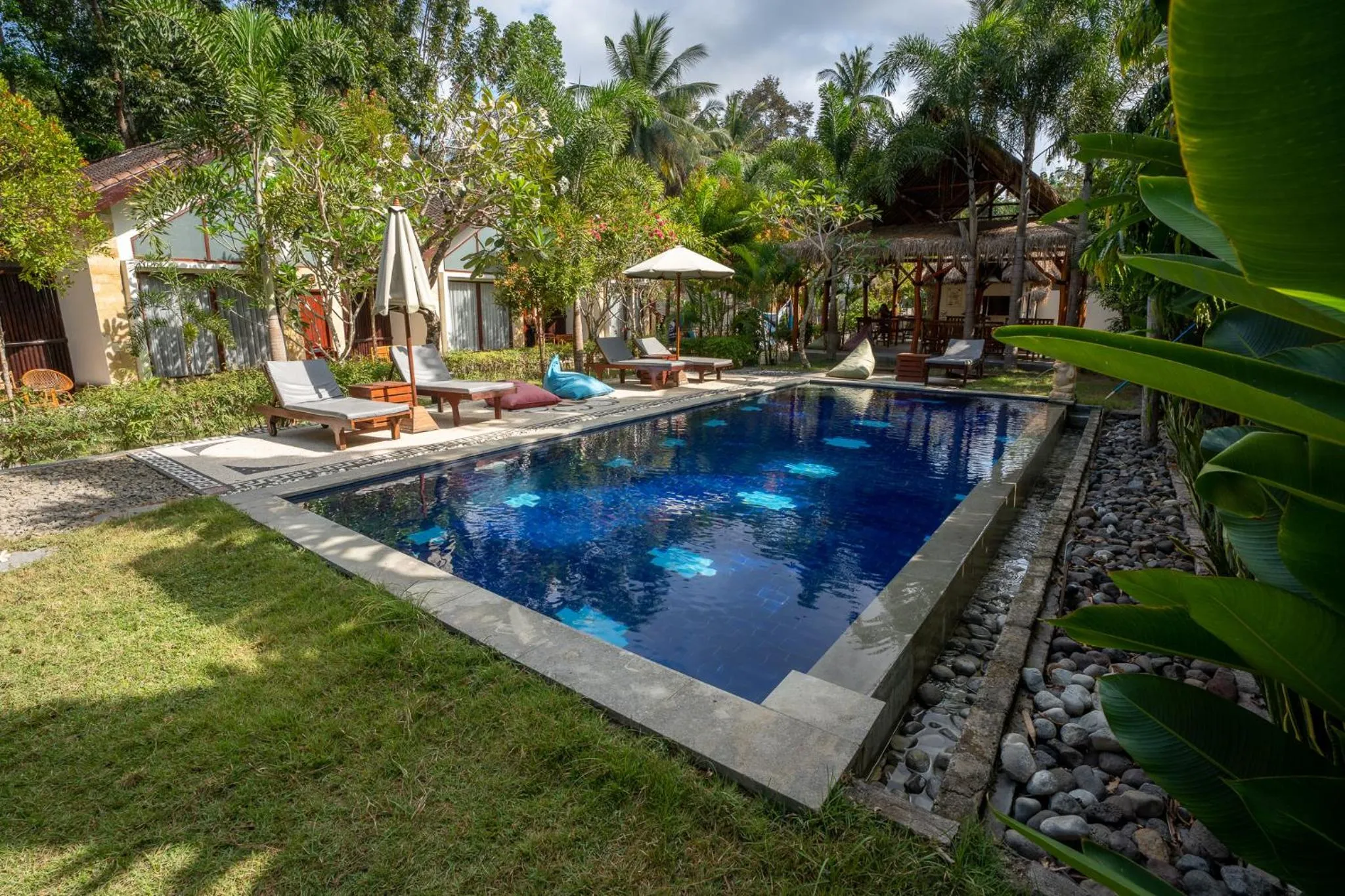 Swimming pool in RaCottage Mandalika