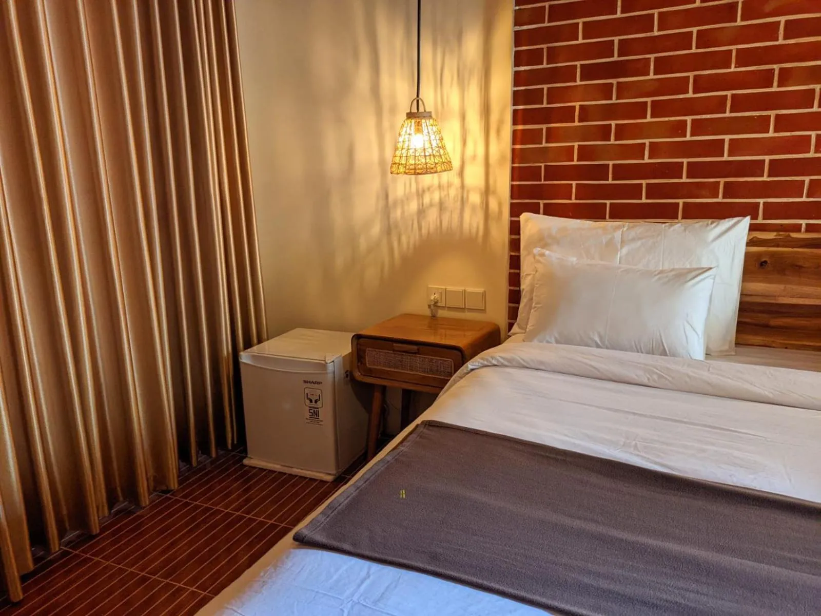 oven, Bed in RaCottage Mandalika