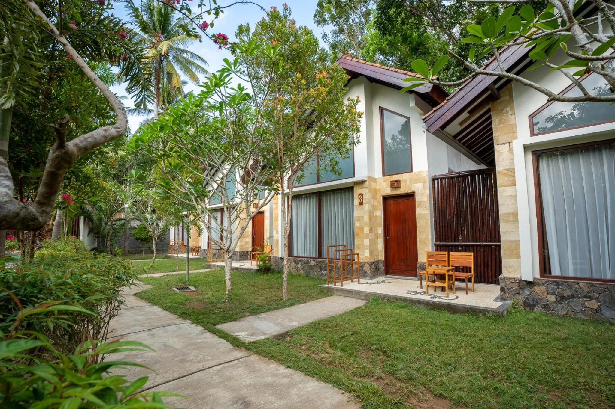 Garden in RaCottage Mandalika