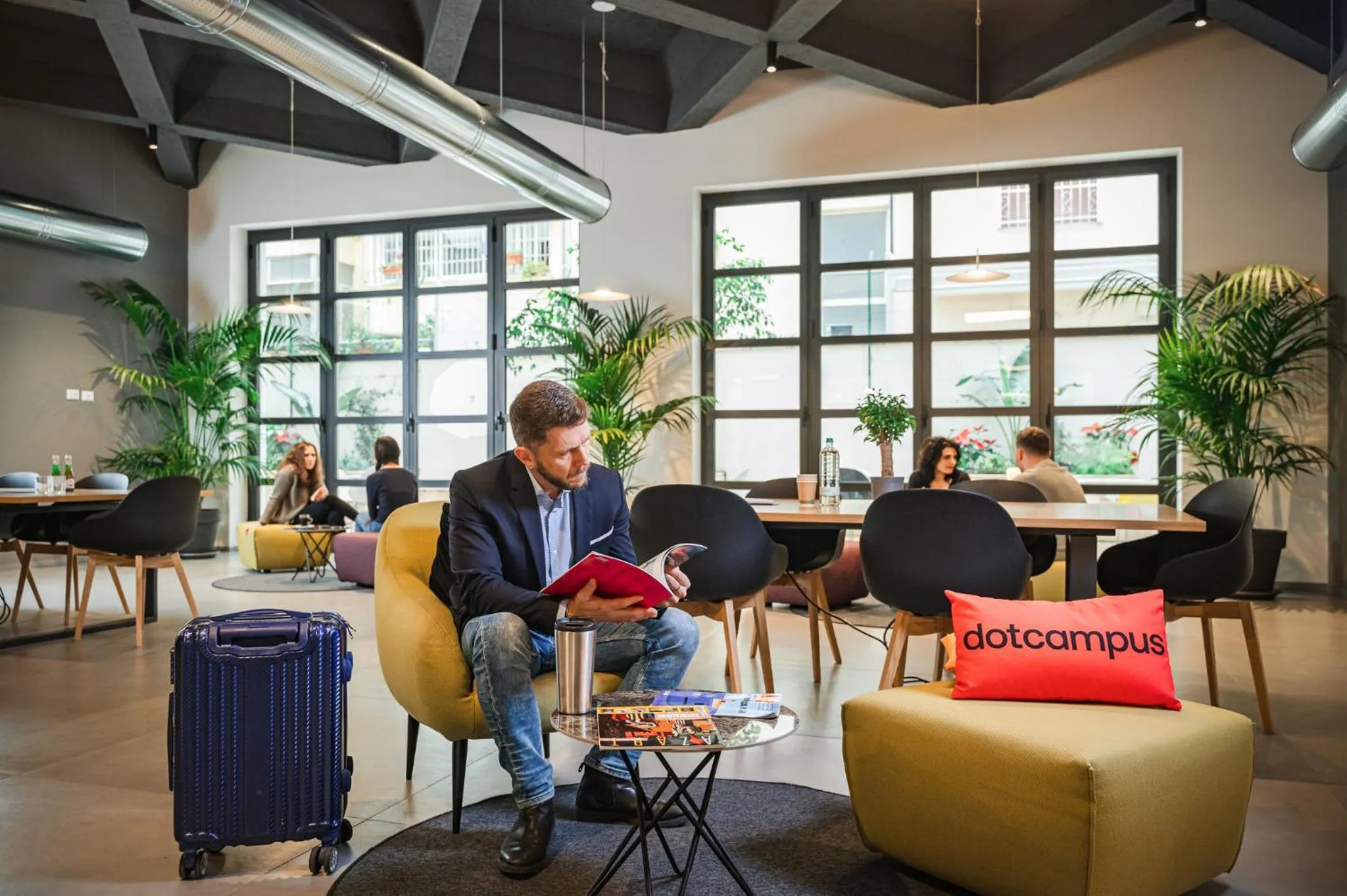Lobby or reception in Dotcampus Roma City Center