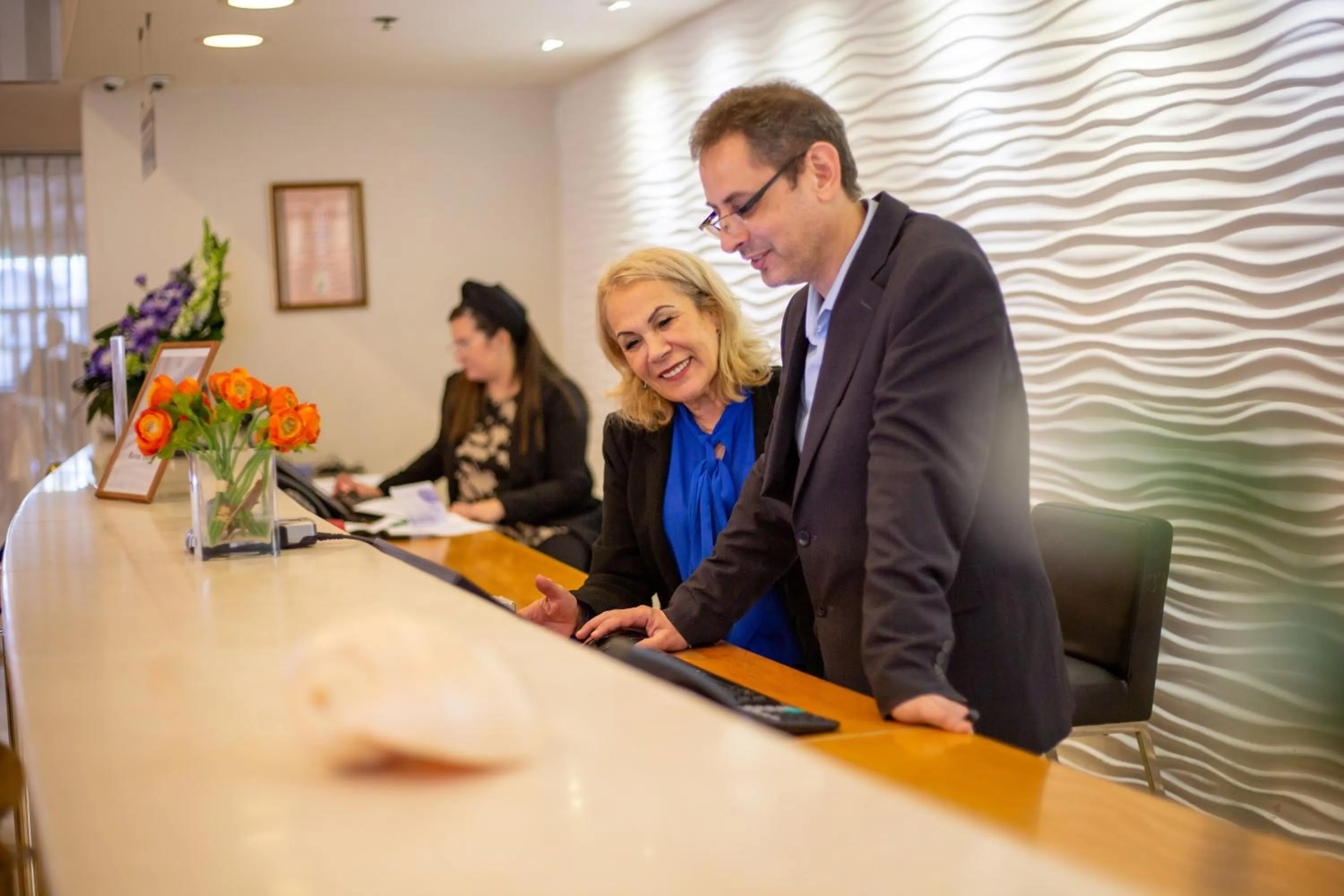 Lobby or reception in Tamara Ashkelon Hotel