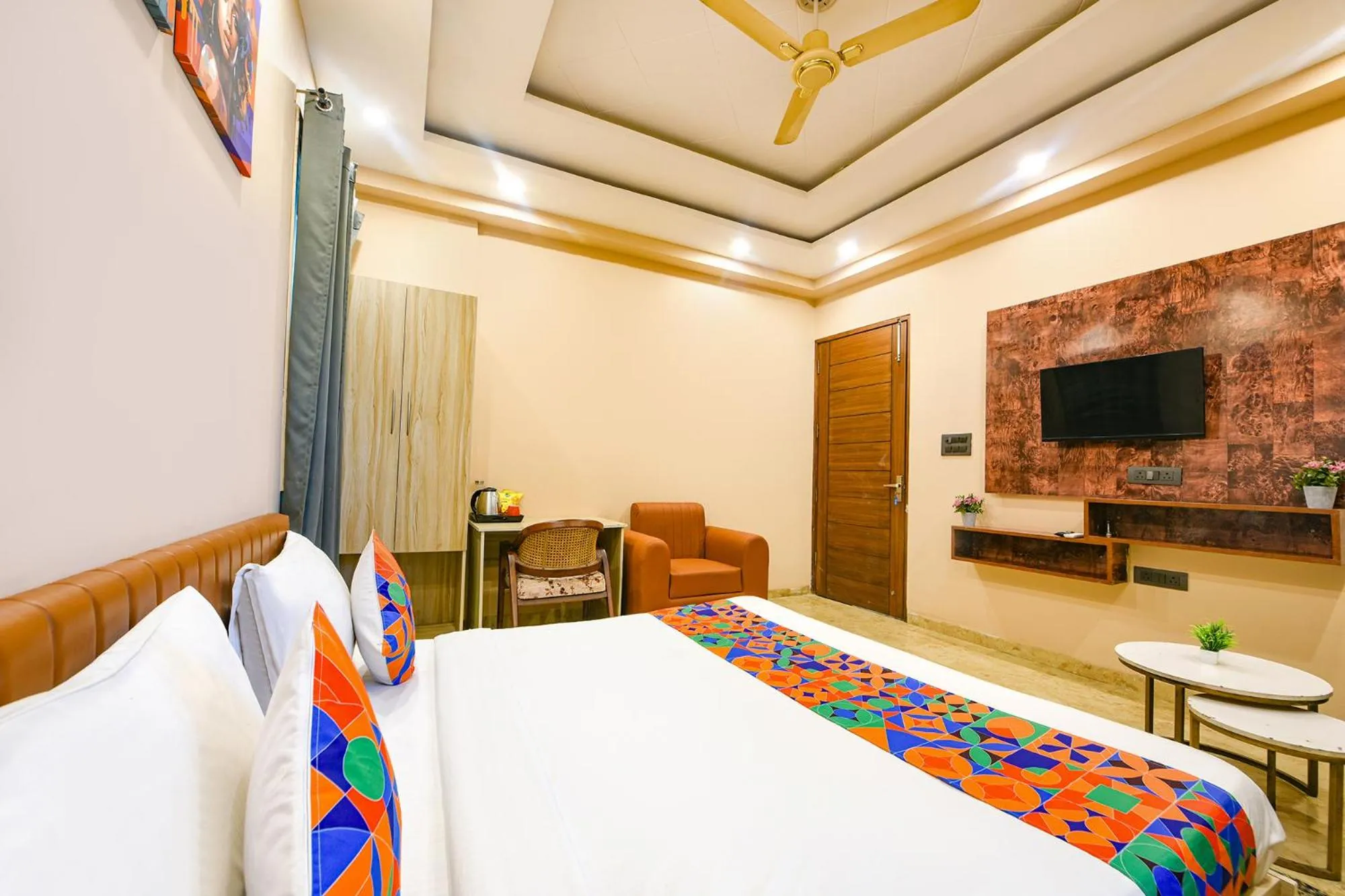 Bed in FabHotel Vibe