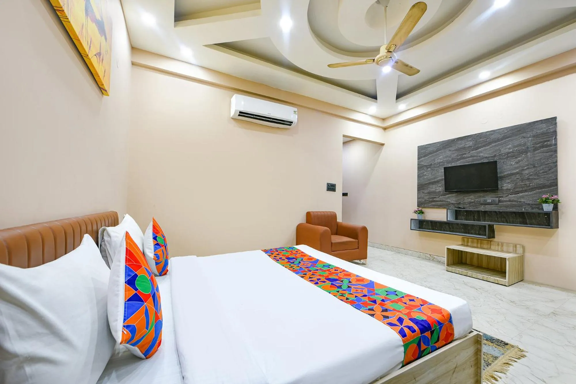 Bed in FabHotel Vibe