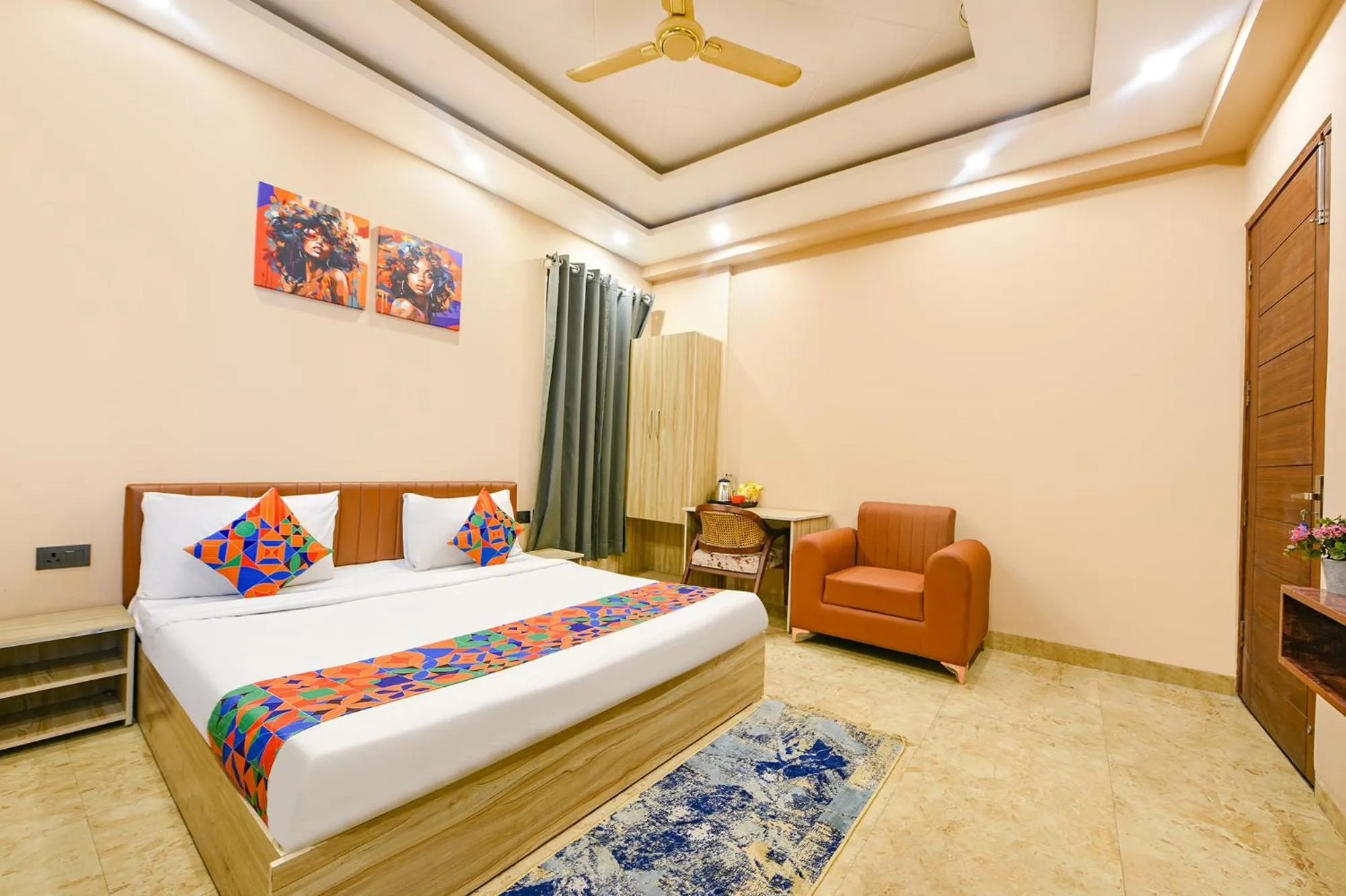 Bed in FabHotel Vibe