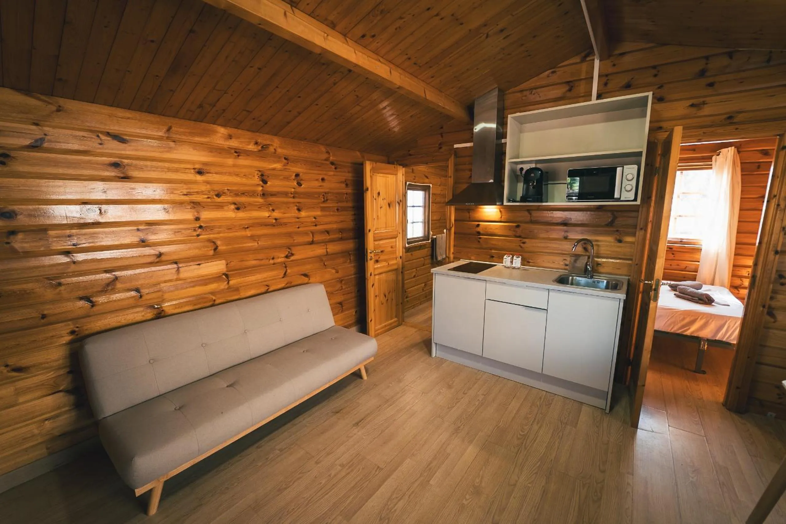 Kitchen or kitchenette in HolaCamp Chilches