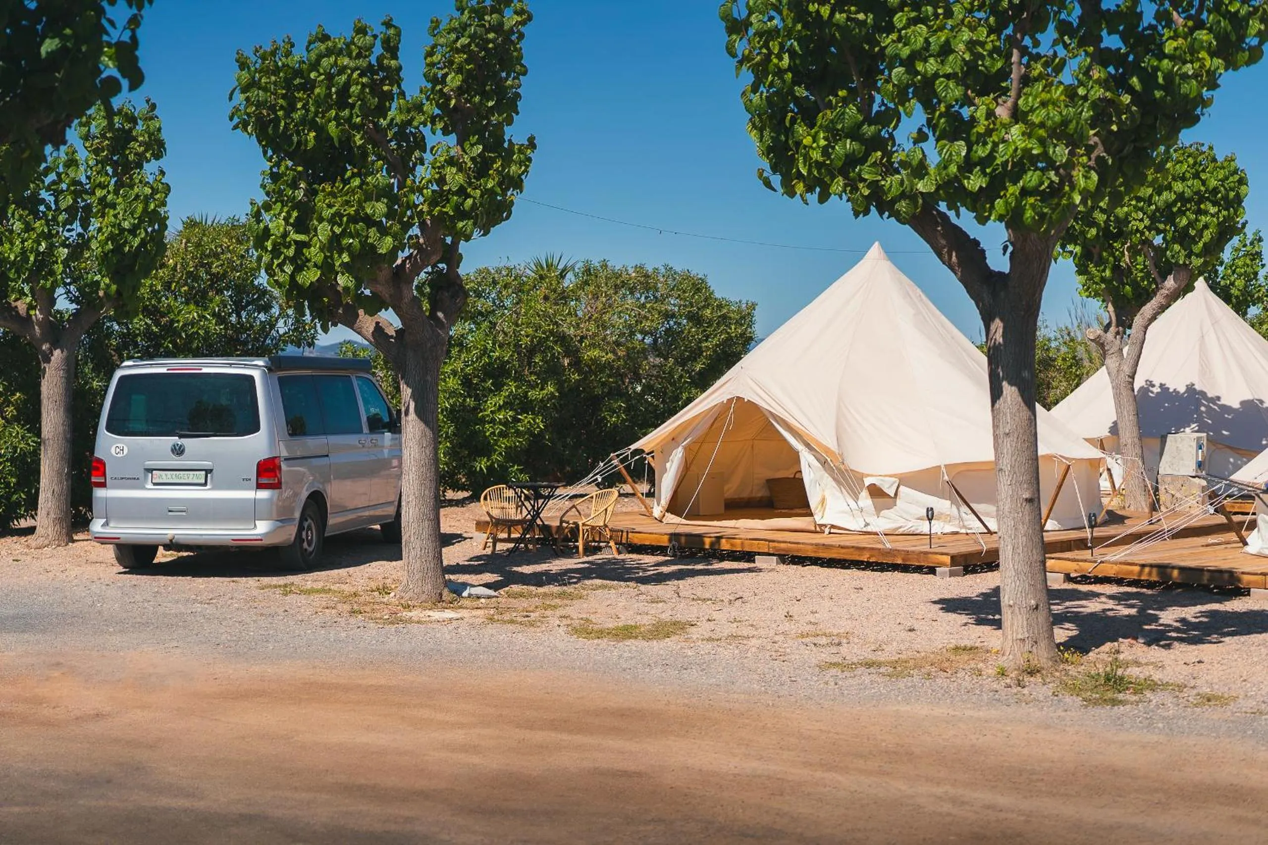 Parking in HolaCamp Chilches