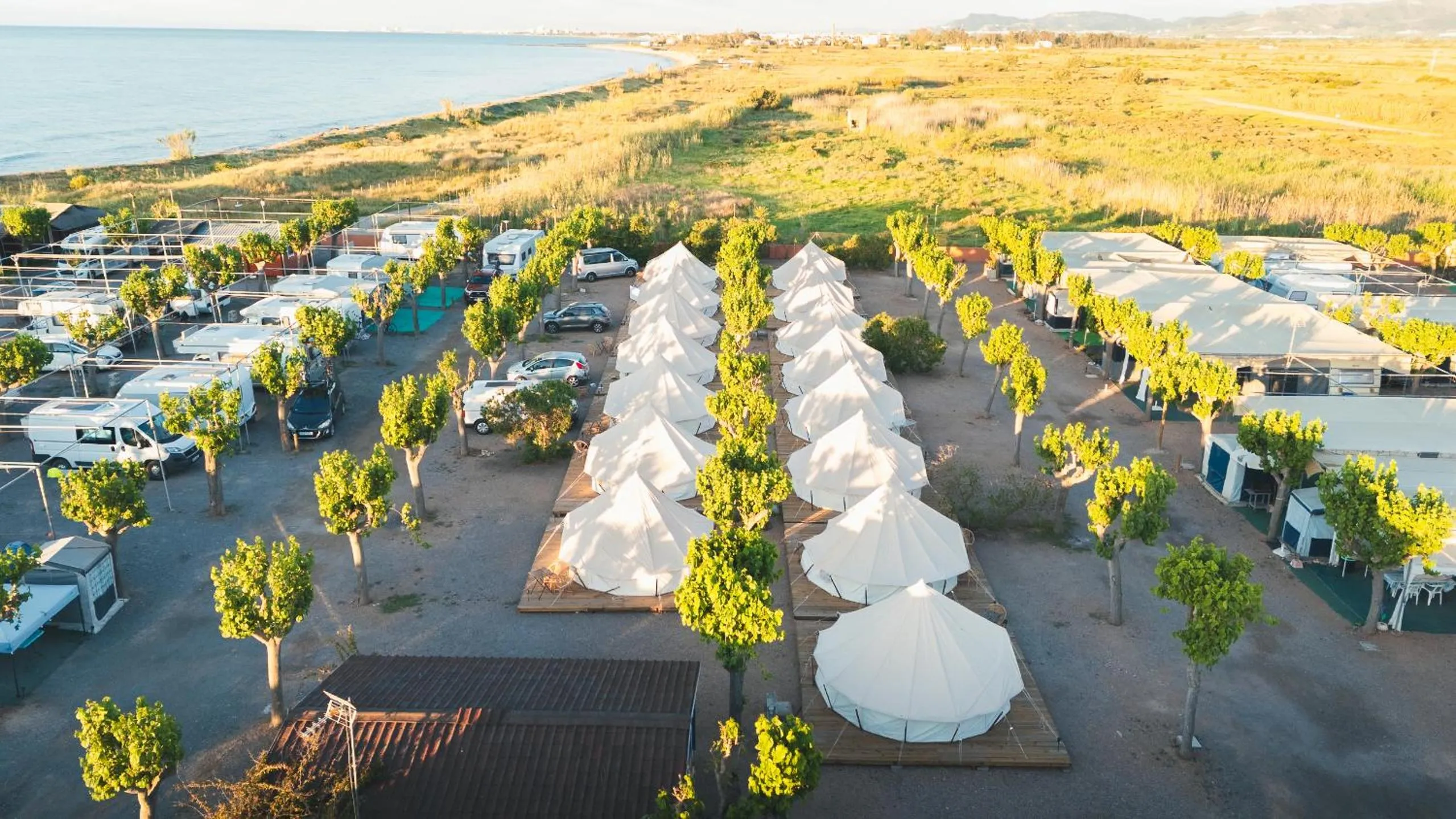 Bird's eye view in HolaCamp Chilches