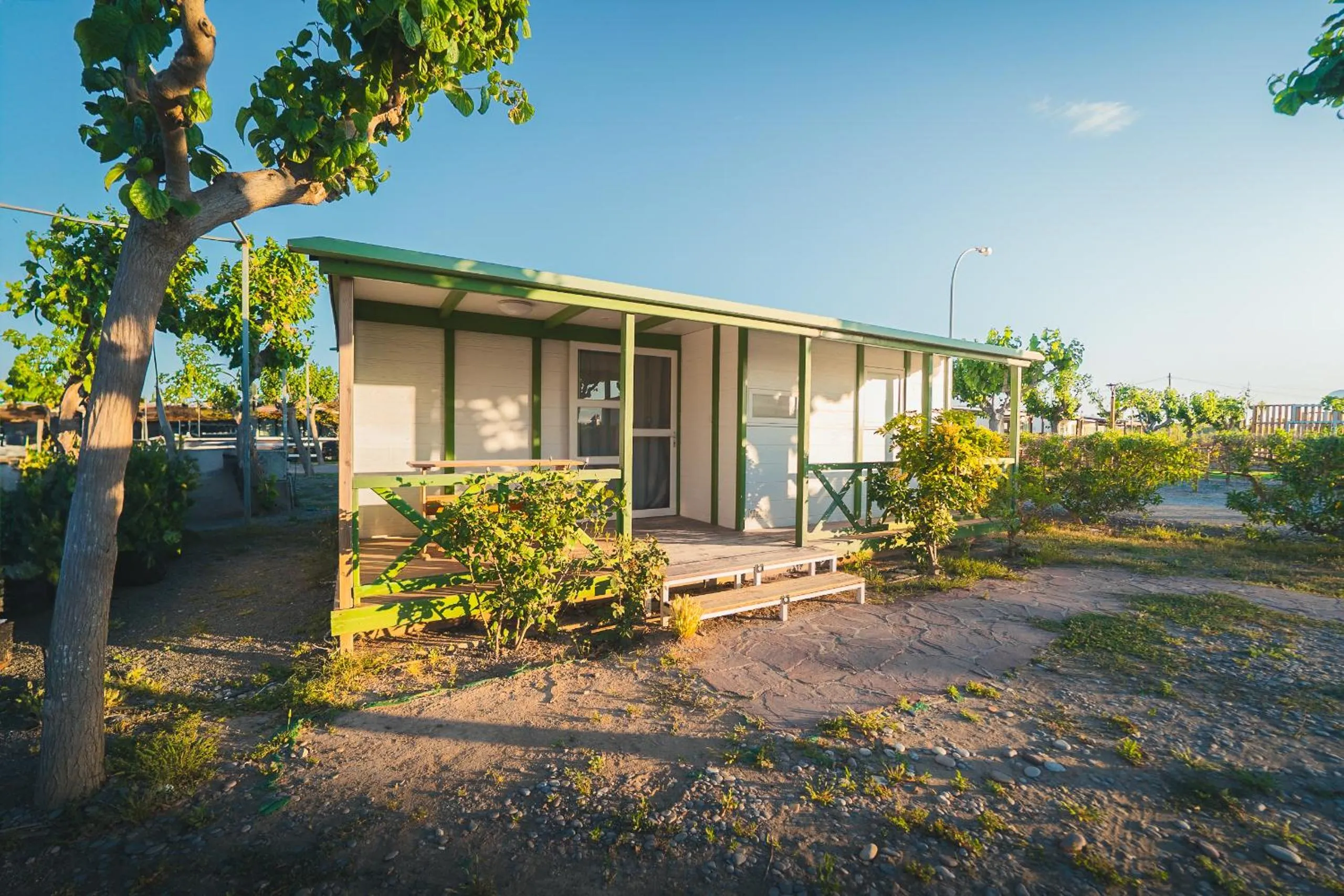 Garden view in HolaCamp Chilches
