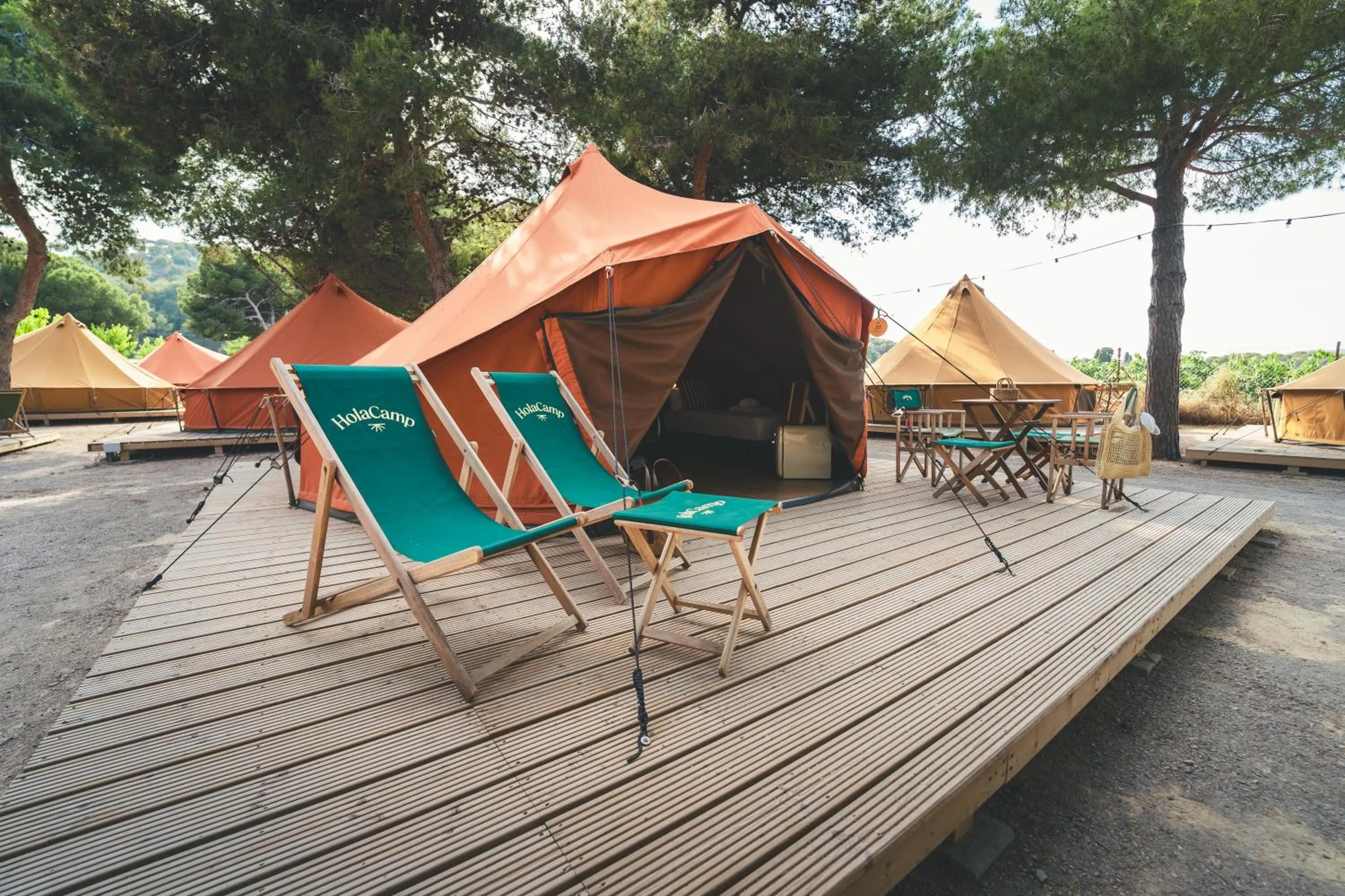 sunbed in HolaCamp Chilches