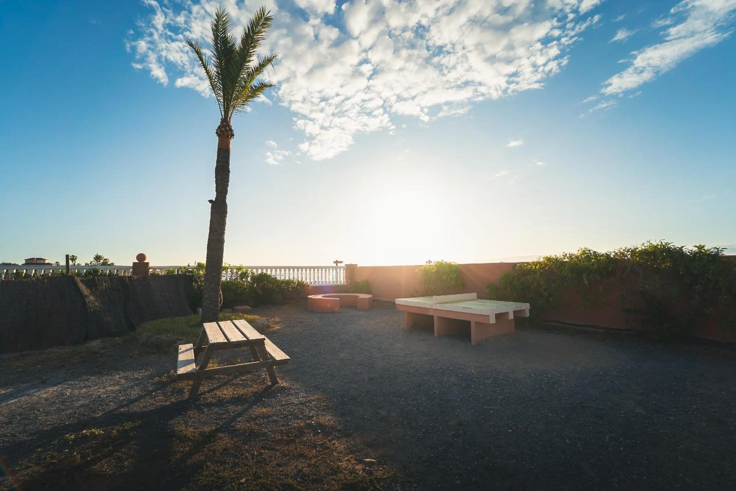 Sunrise in HolaCamp Chilches