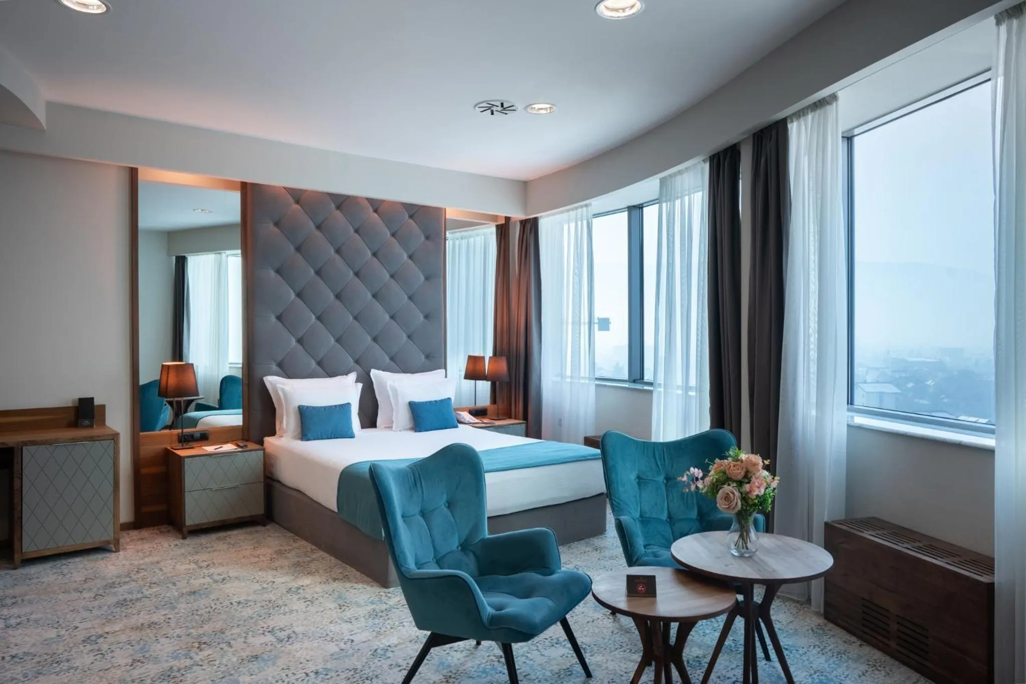 Bedroom, Bed in Radon Plaza