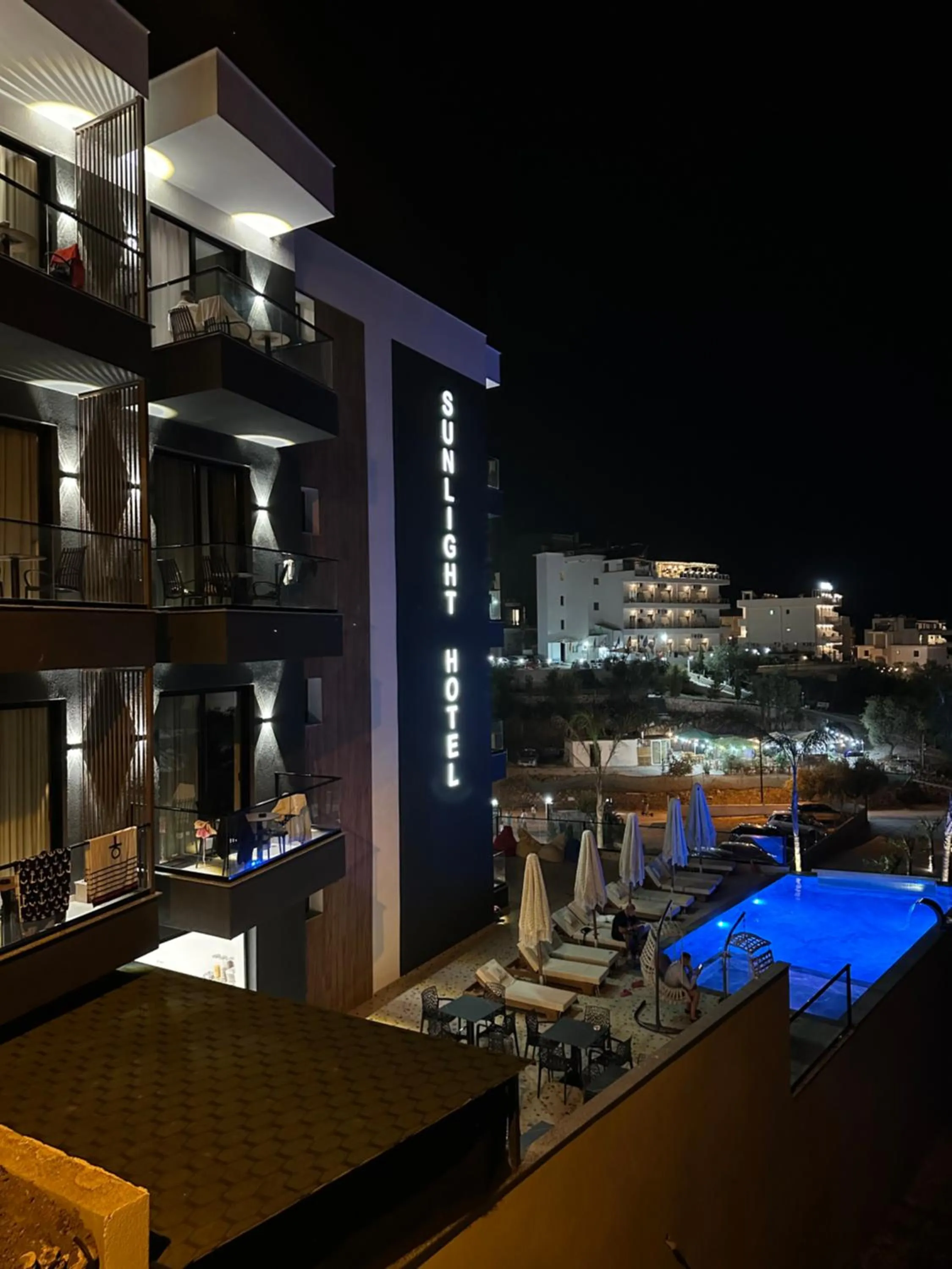 Pool view in Sunlight Hotel