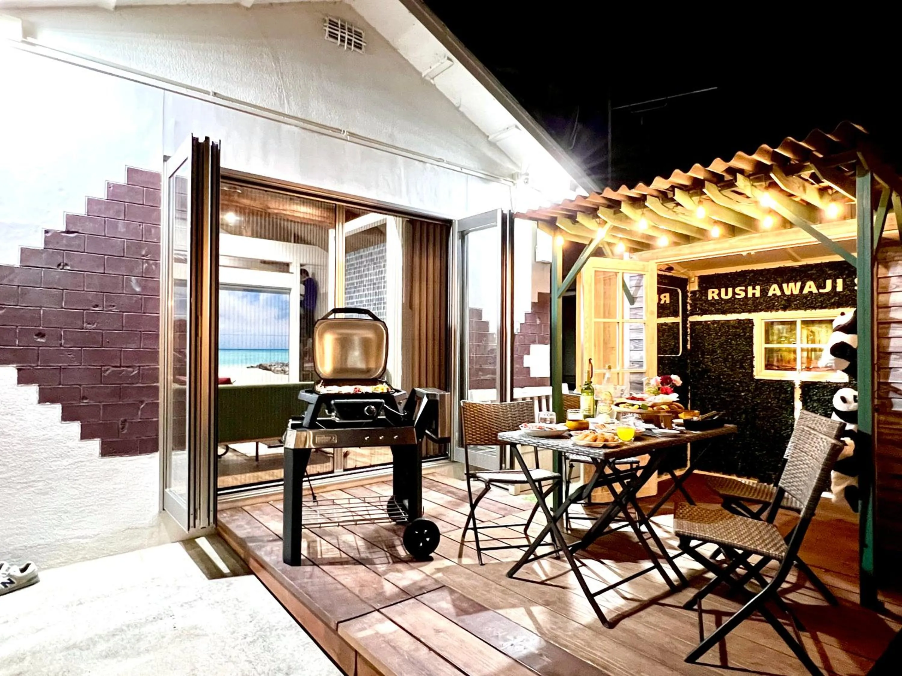 Patio in Rush Awaji Guppy - Seaside Holiday Home - Self Check-In Only