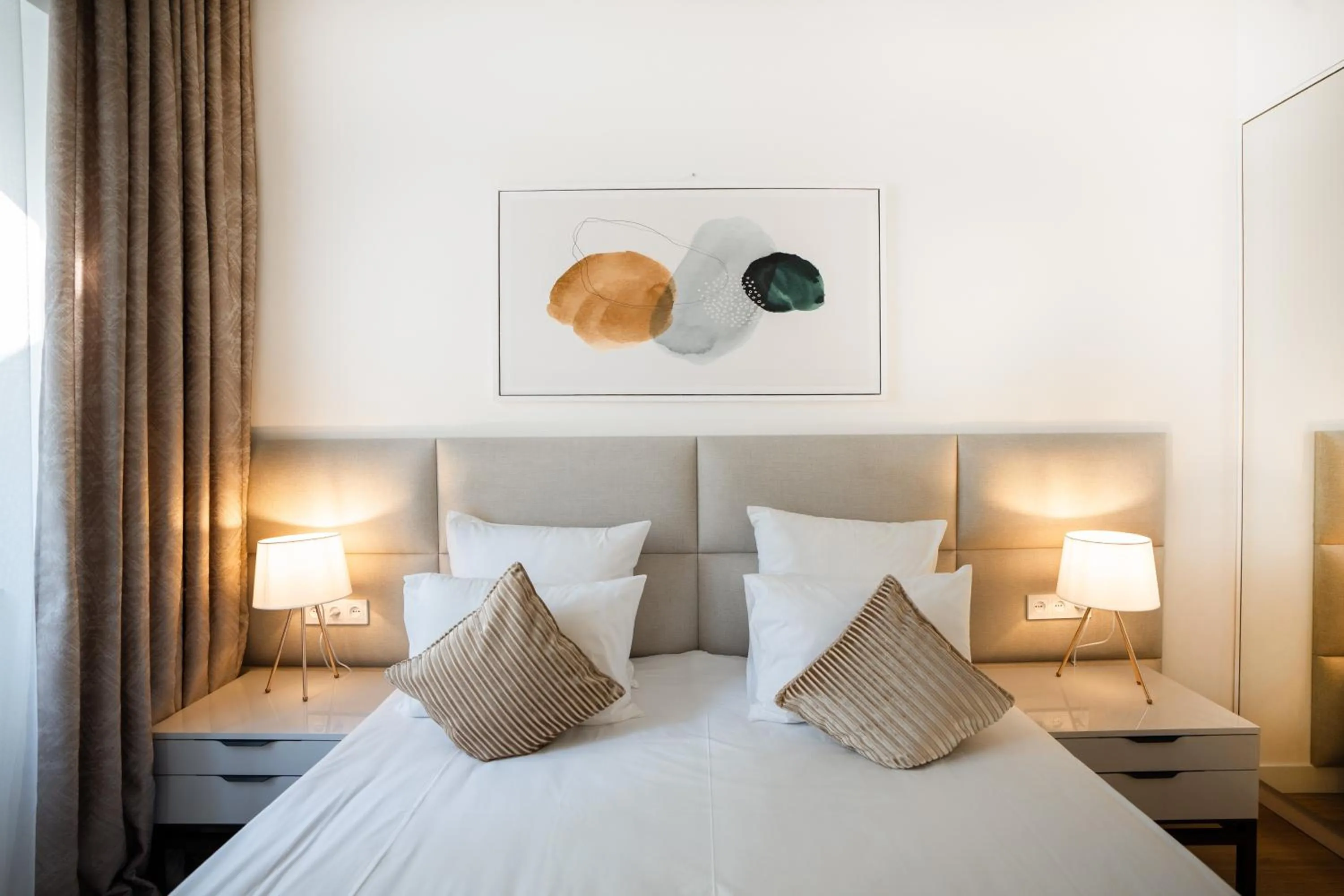 Bed in RIS Opera Apartments Yerevan