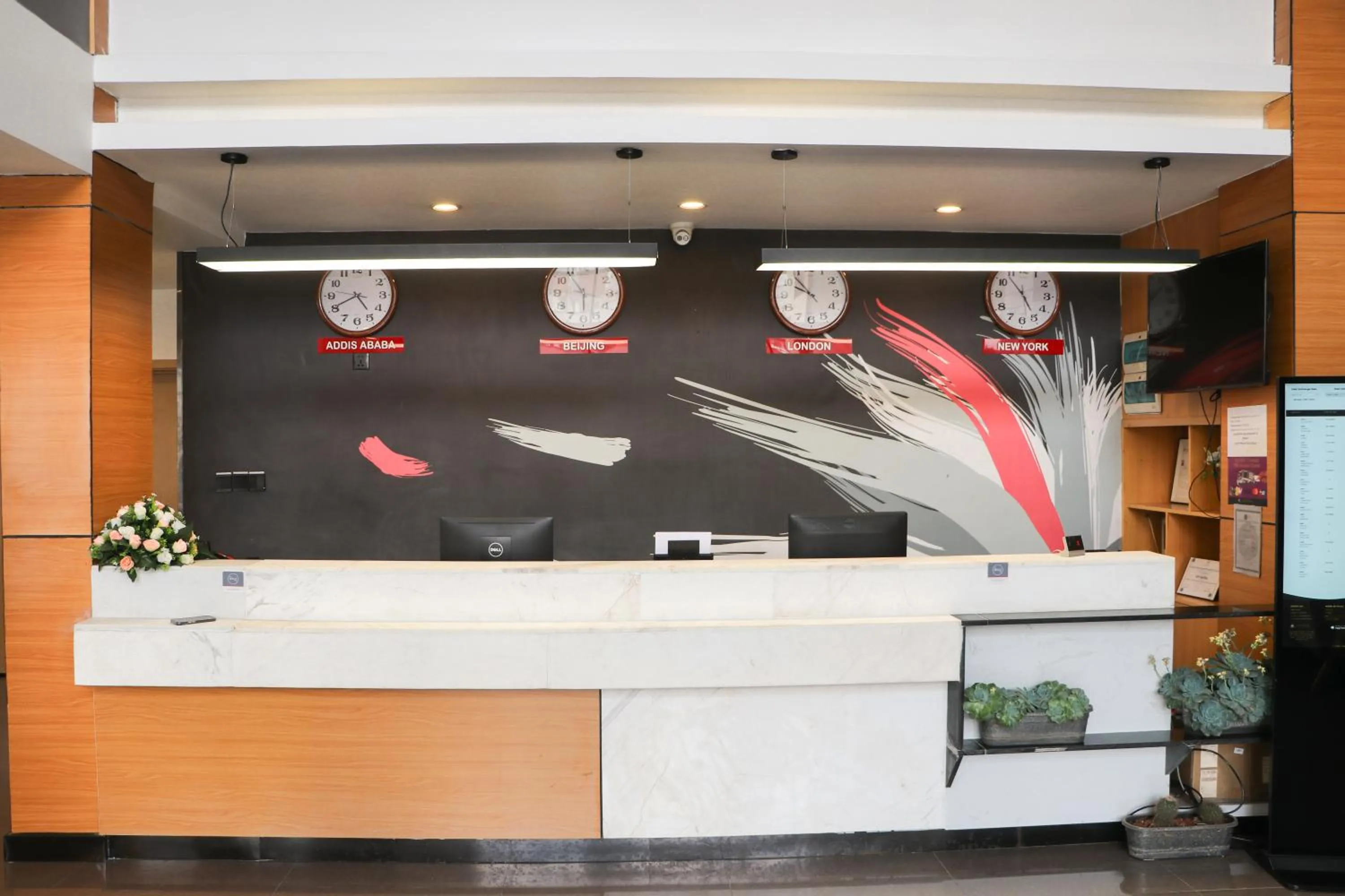 Lobby or reception in IVY Hotel Addis Ababa Airport branch