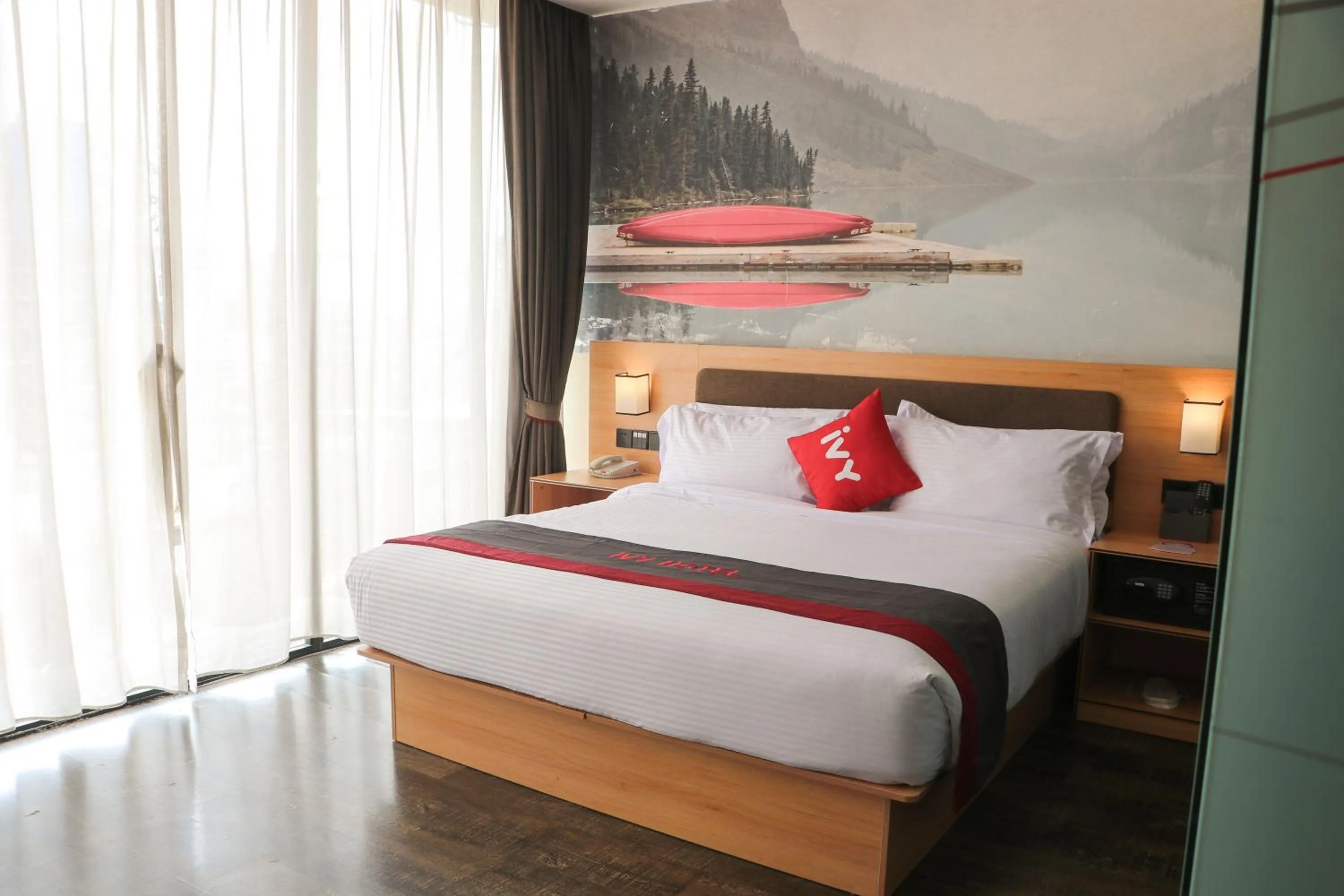 Bed in IVY Hotel Addis Ababa Airport branch