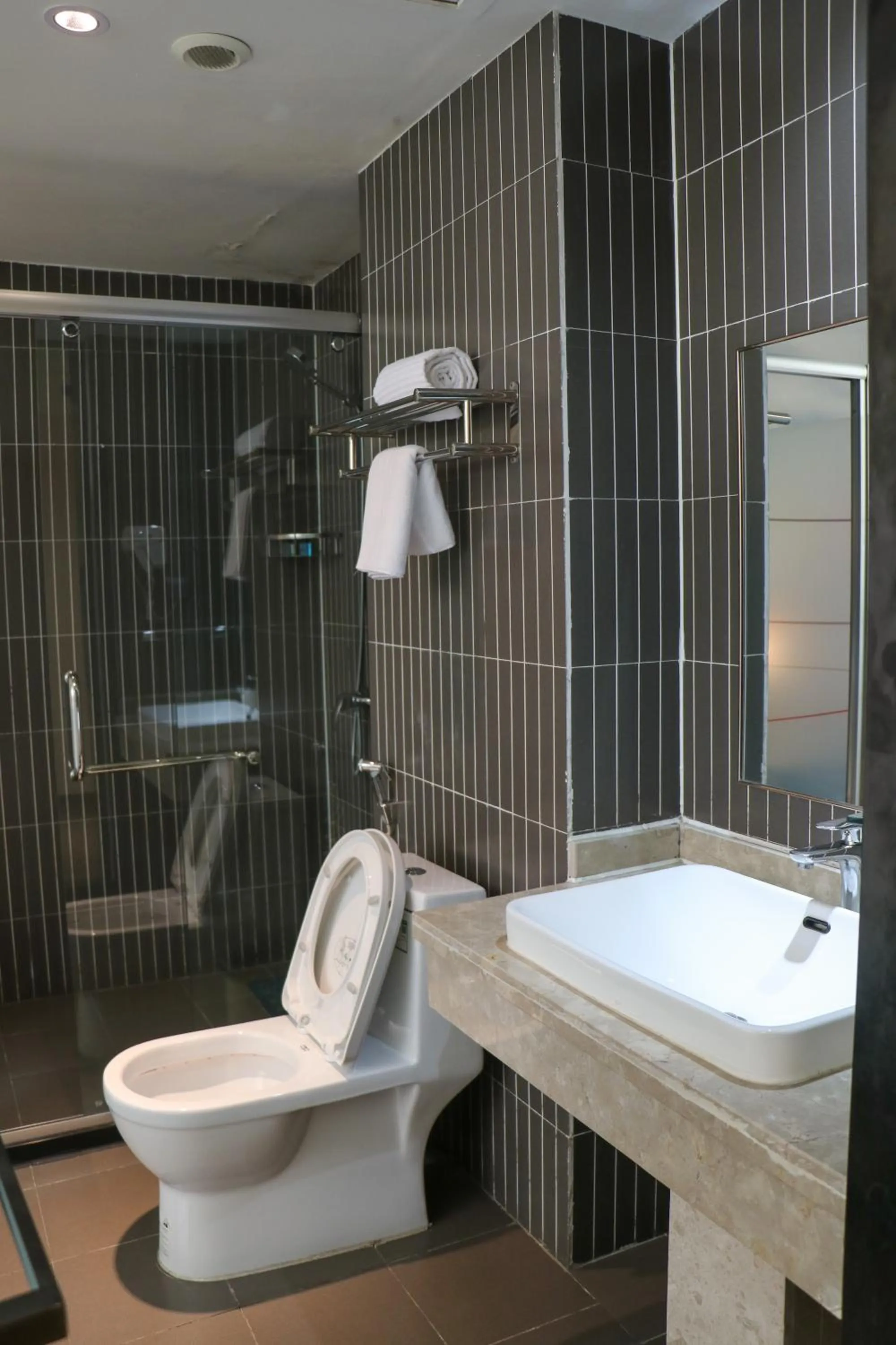 Shower in IVY Hotel Addis Ababa Airport branch