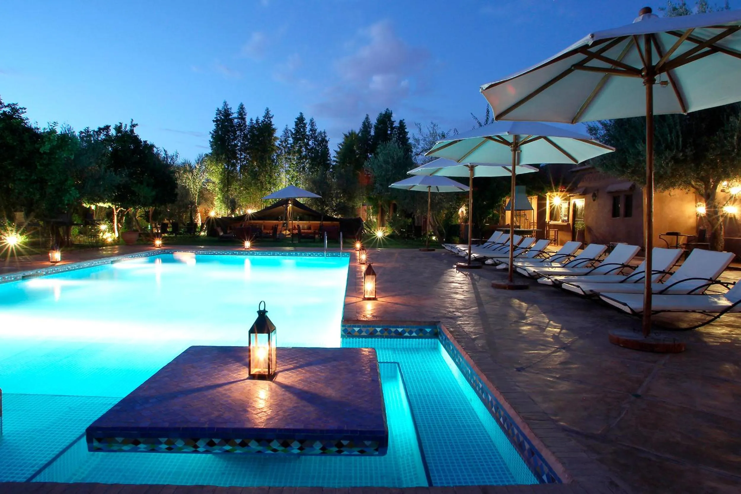 Swimming pool in Jnane Leila