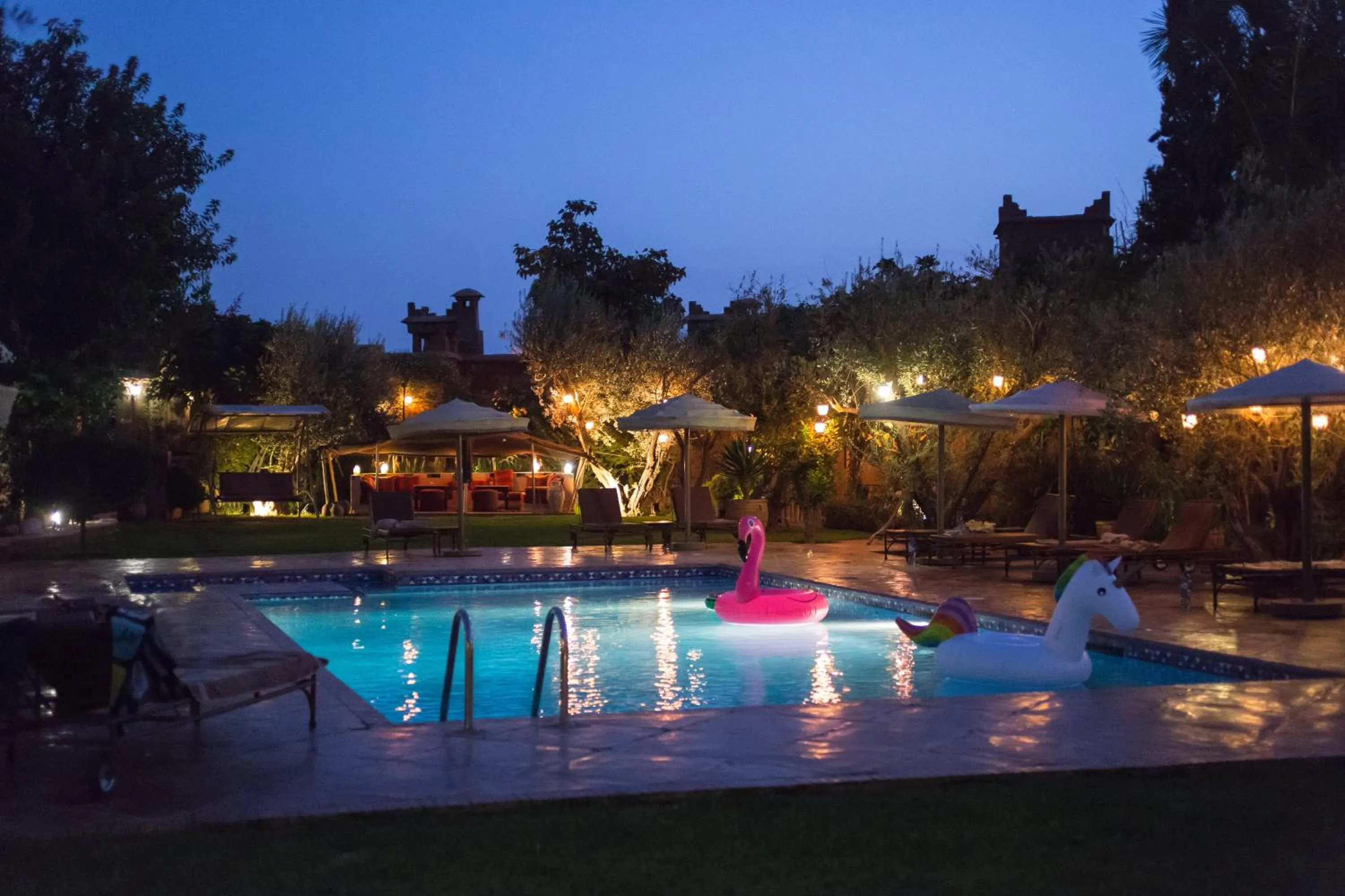 Swimming pool in Jnane Leila