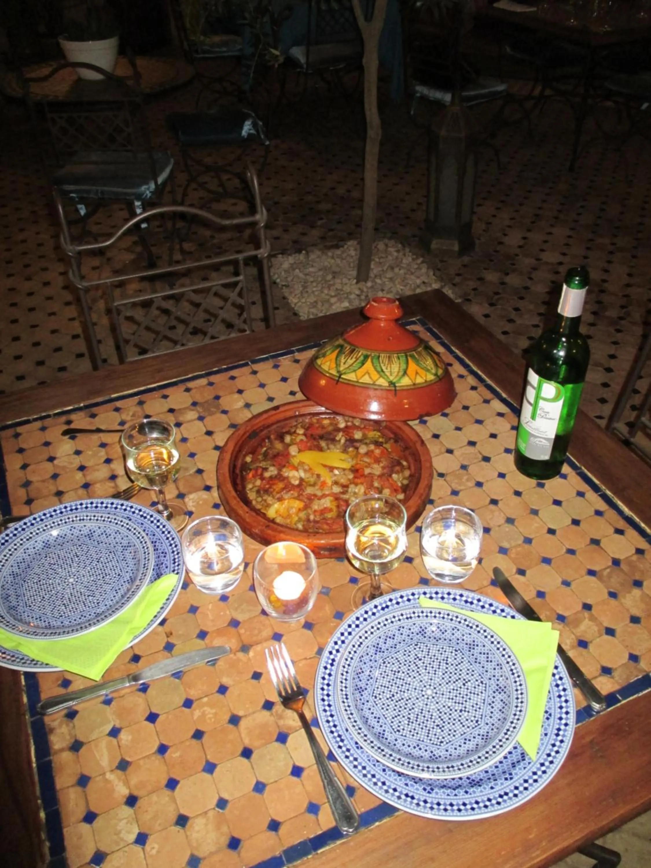 Dinner in Riad Attarine