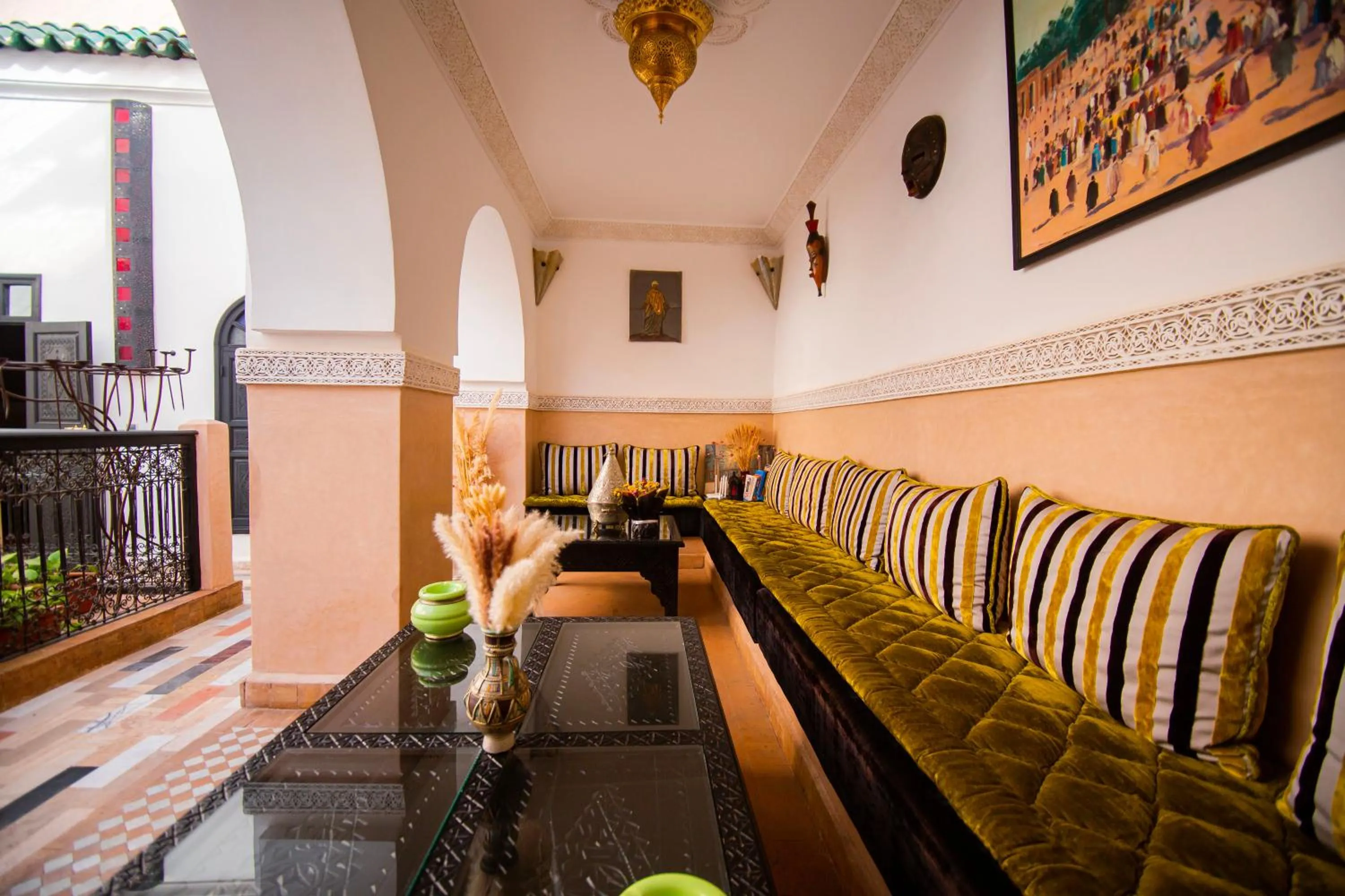 Living room in Riad Ta'achchaqa