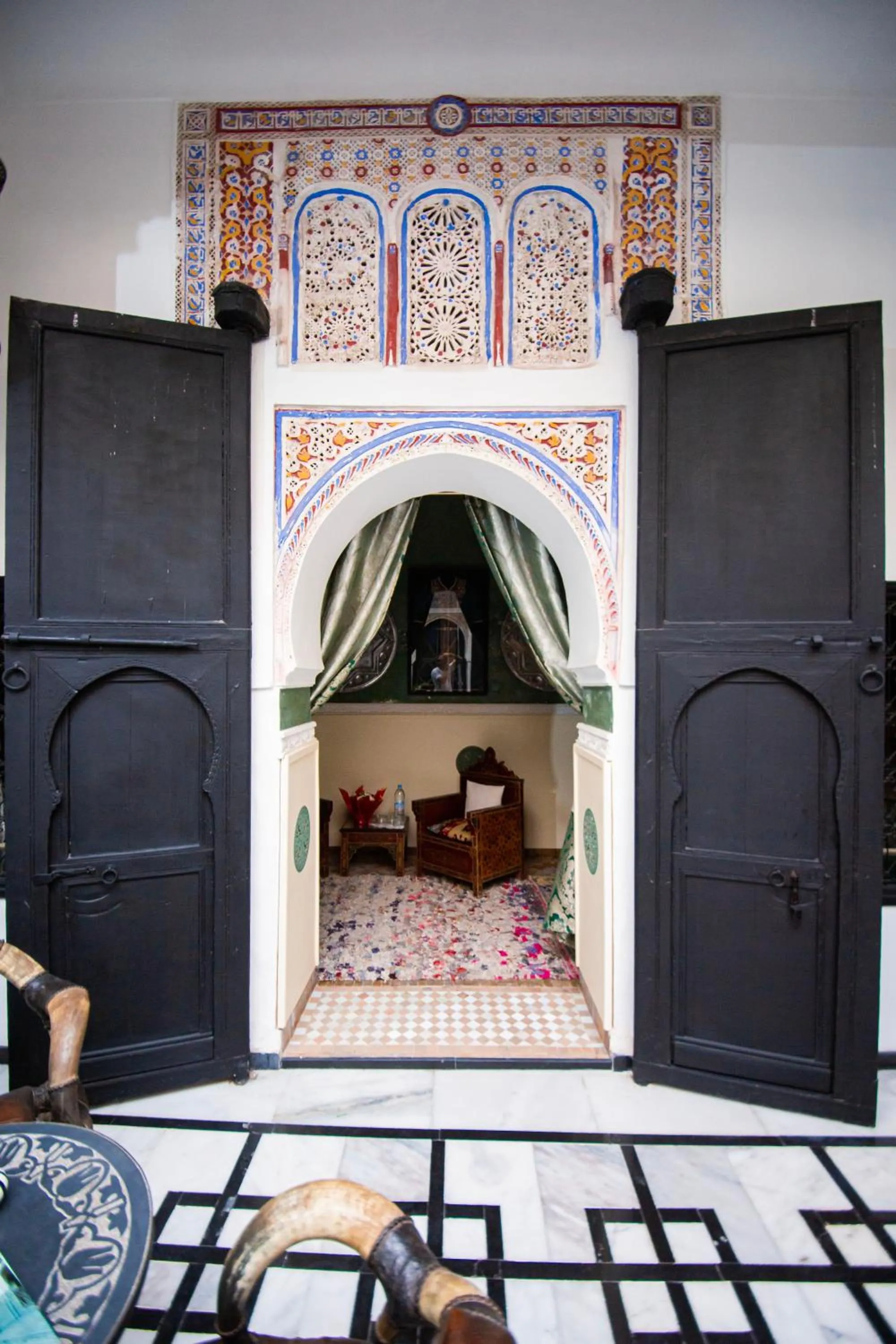 Bed in Riad Ta'achchaqa