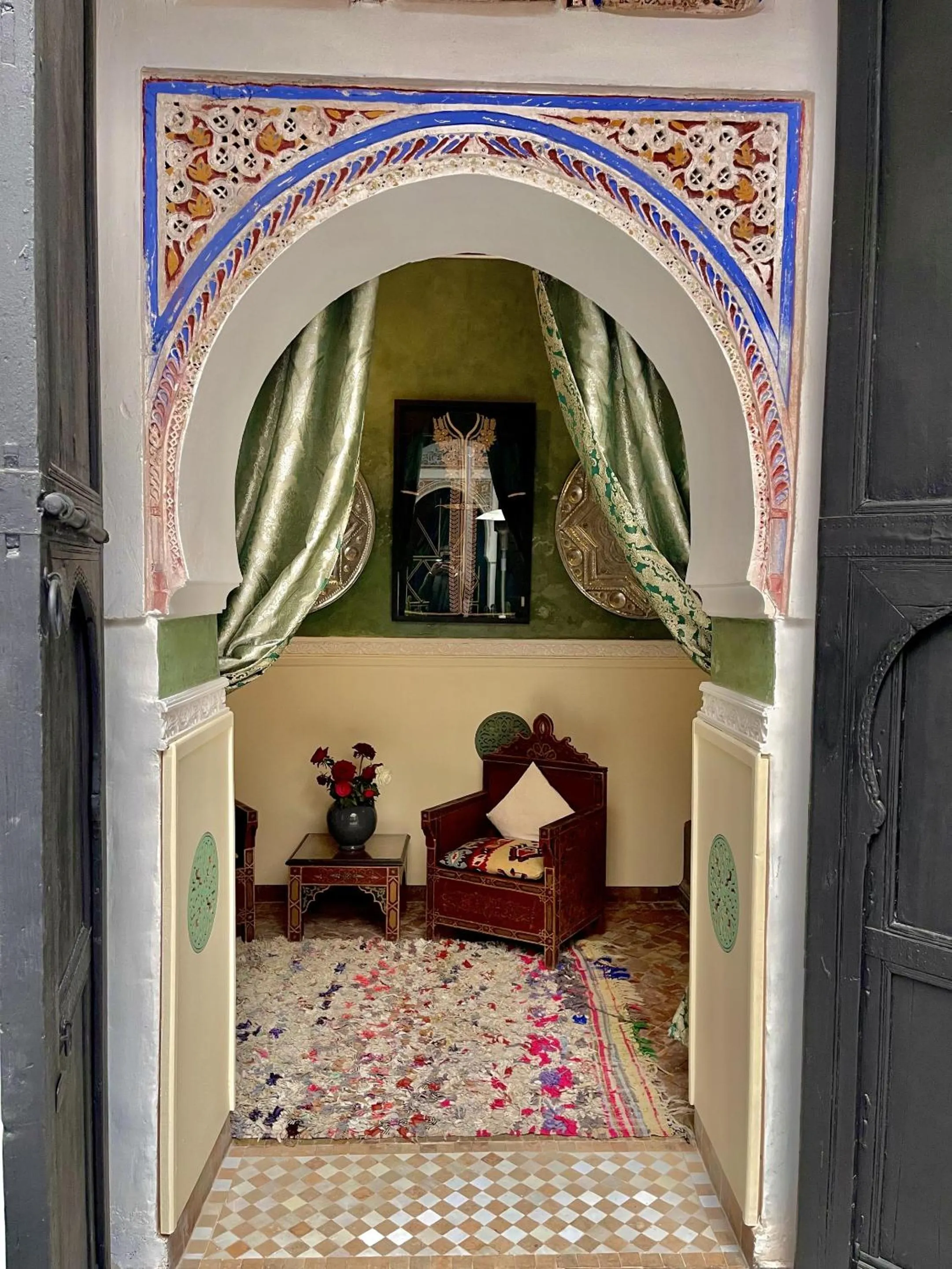 Bedroom in Riad Ta'achchaqa