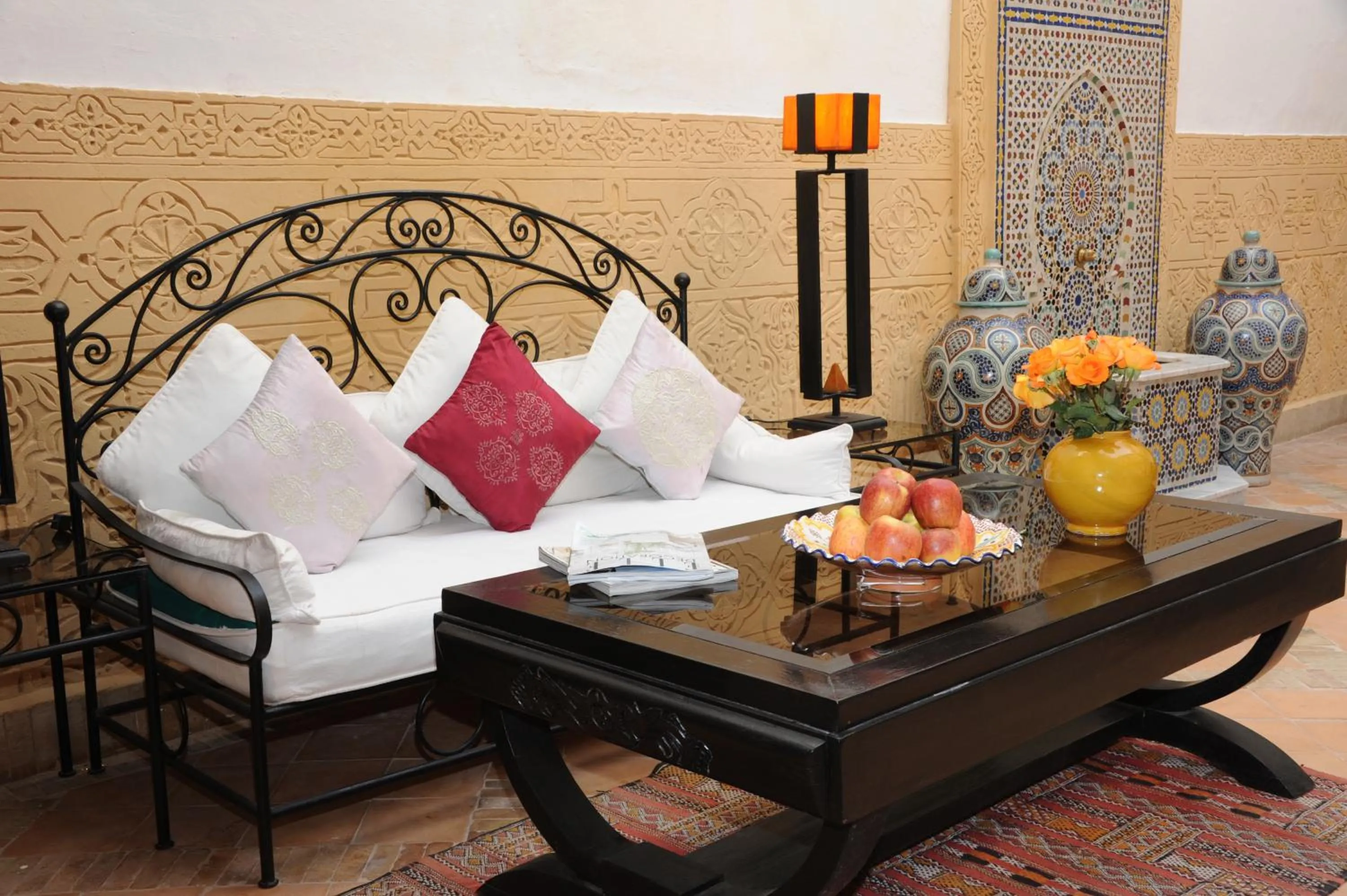 Seating area in Riad Shaden
