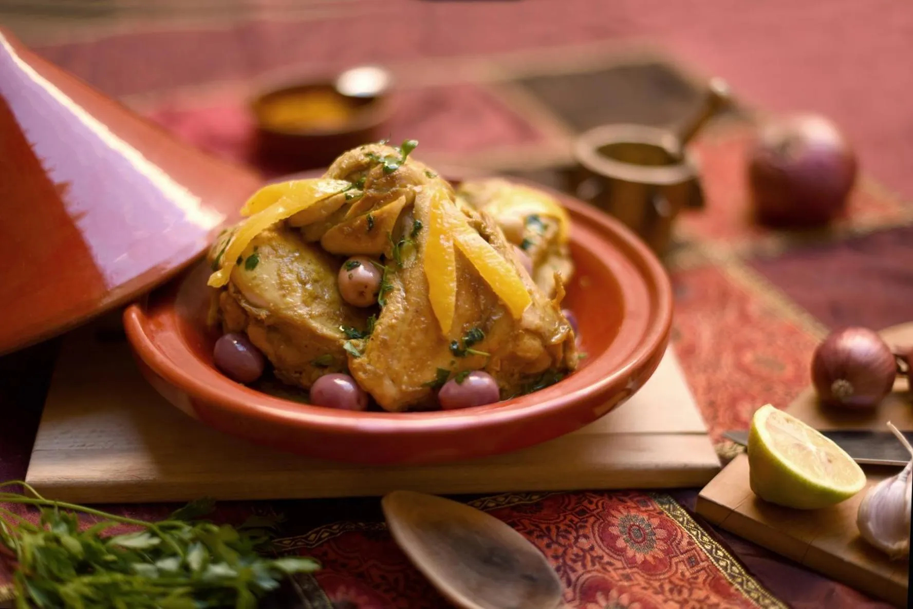 Food close-up in Riad Shaden